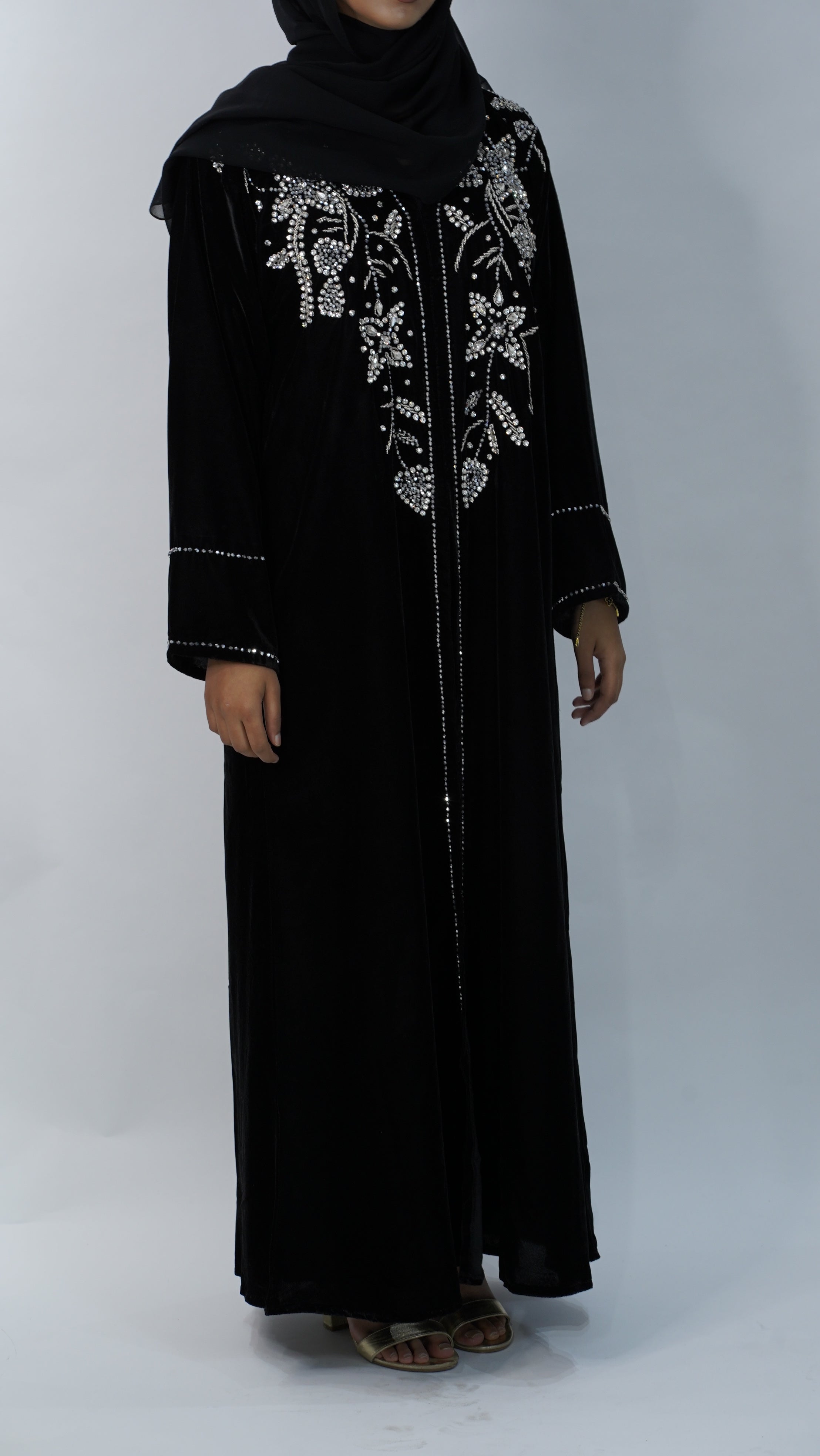 Velvet Elegant open Caftan