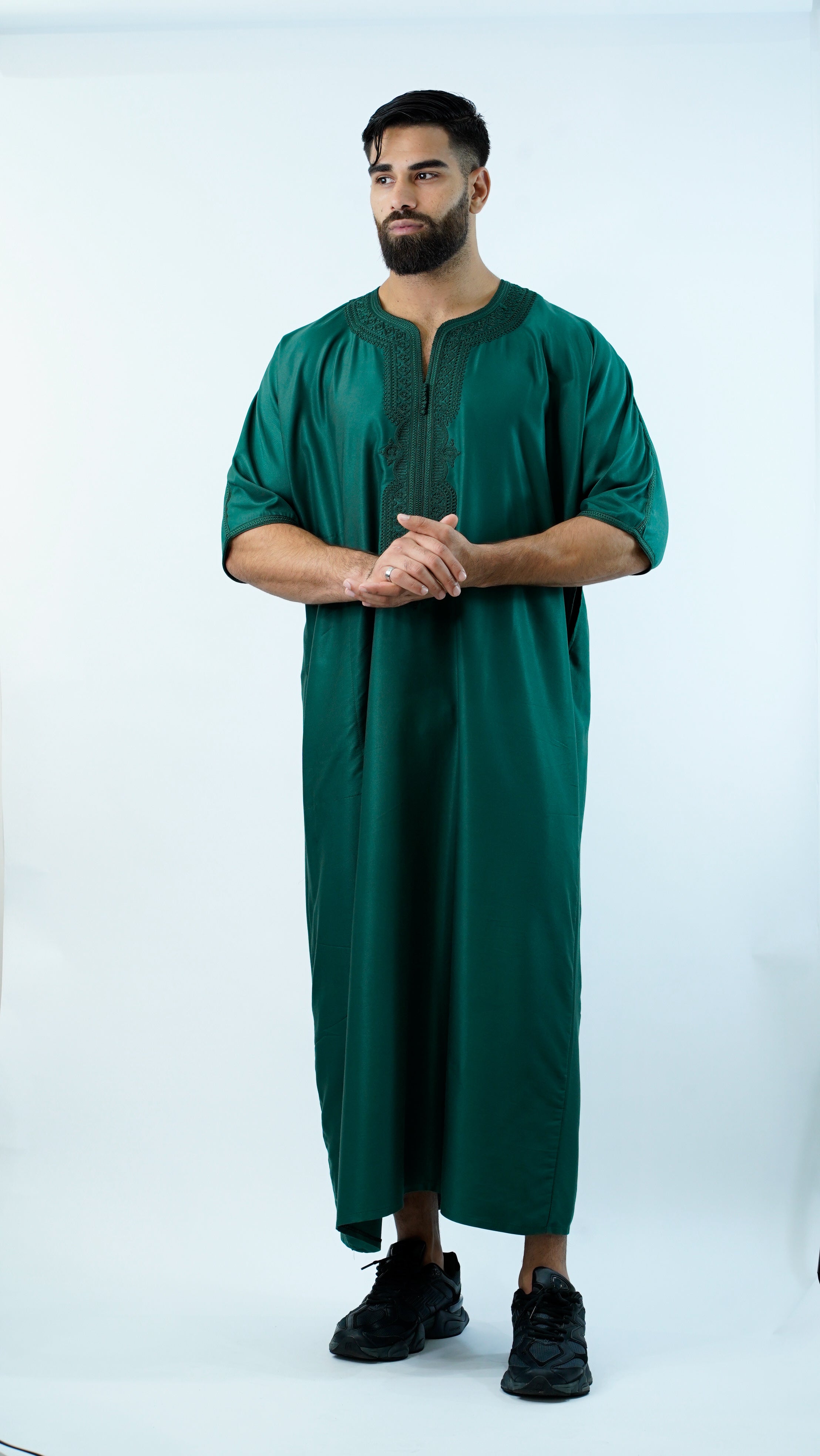 Green Moroccan Thobe