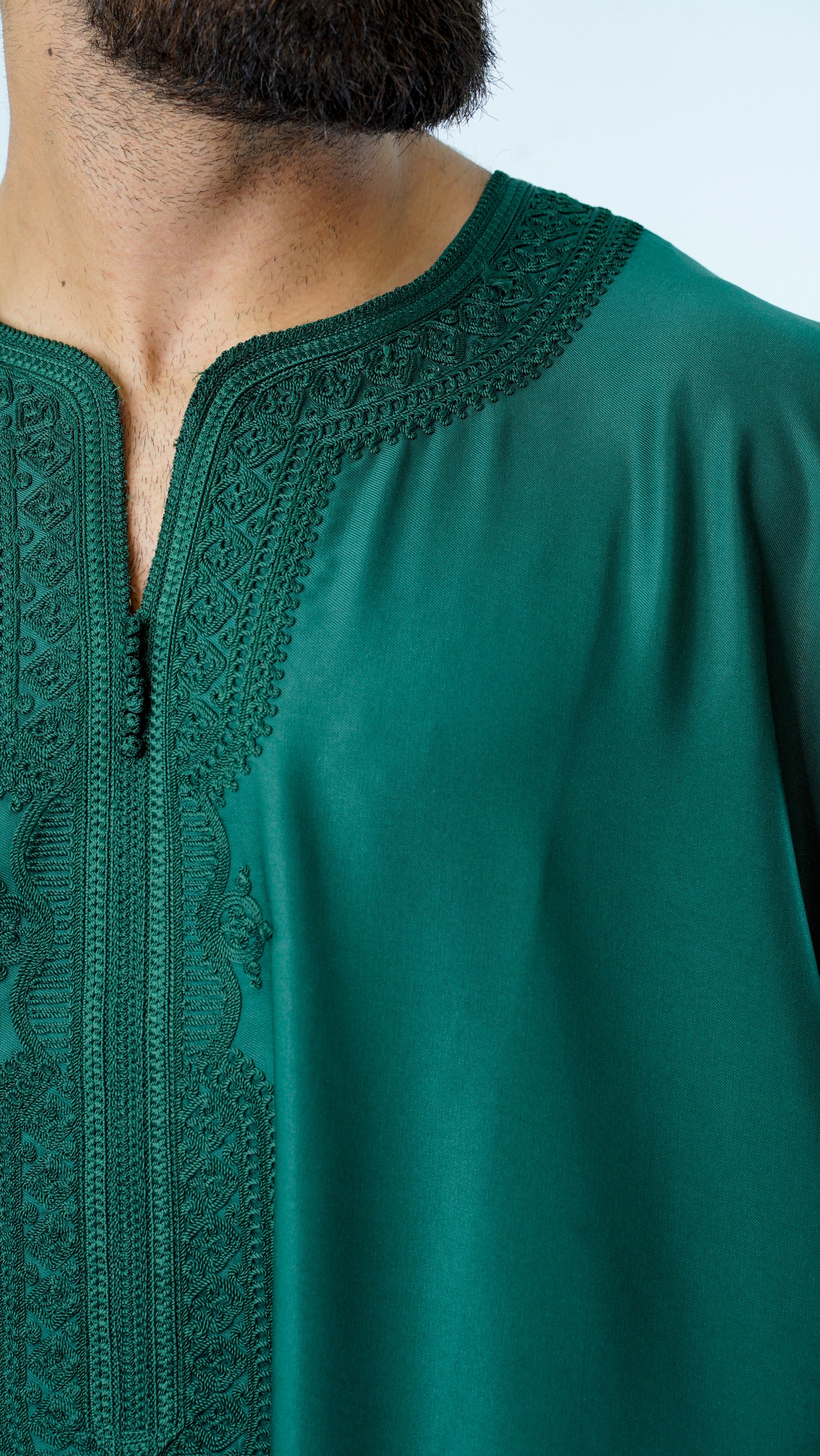 Green Moroccan Thobe
