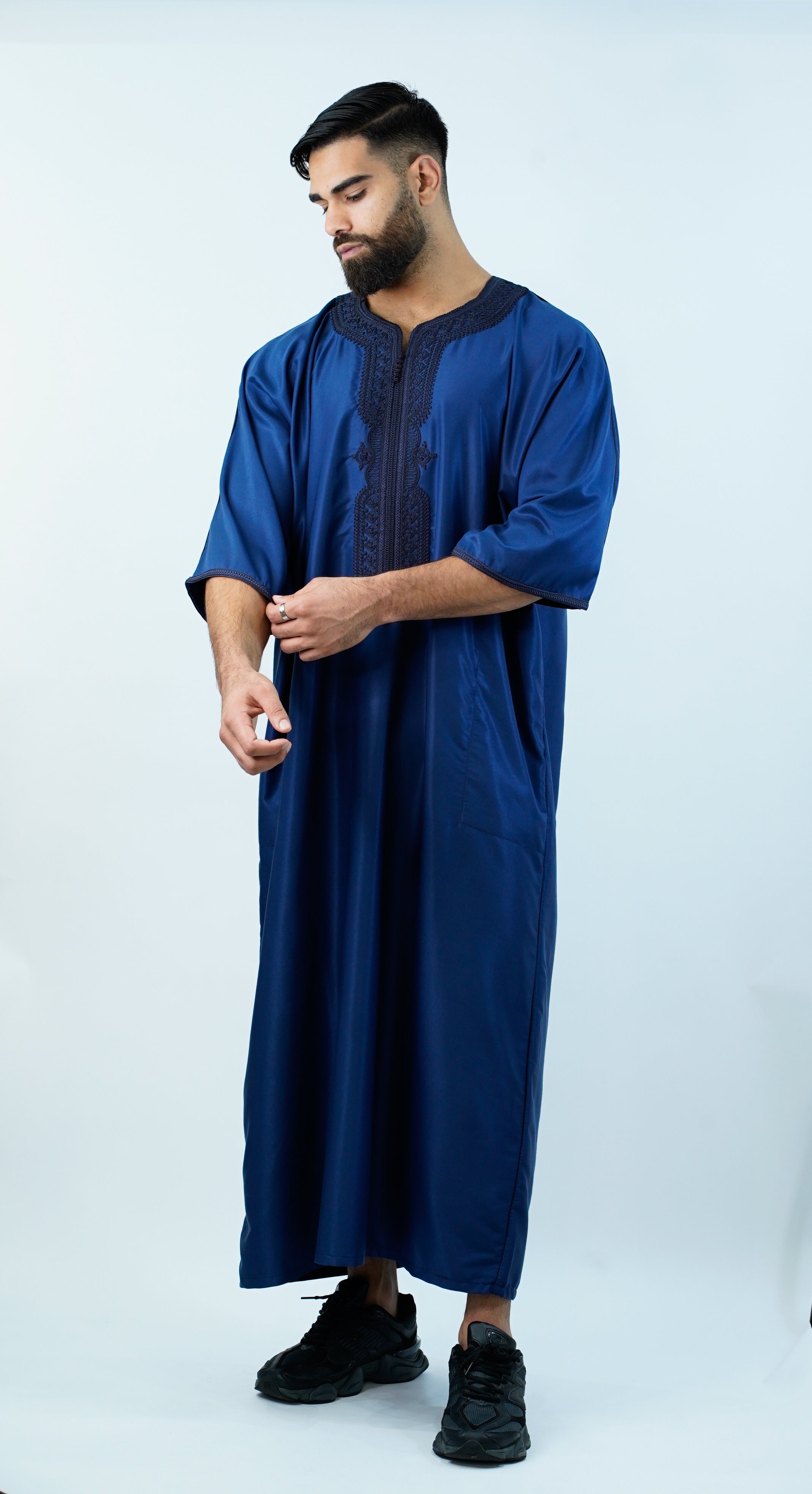 Blue Moroccan Thobe