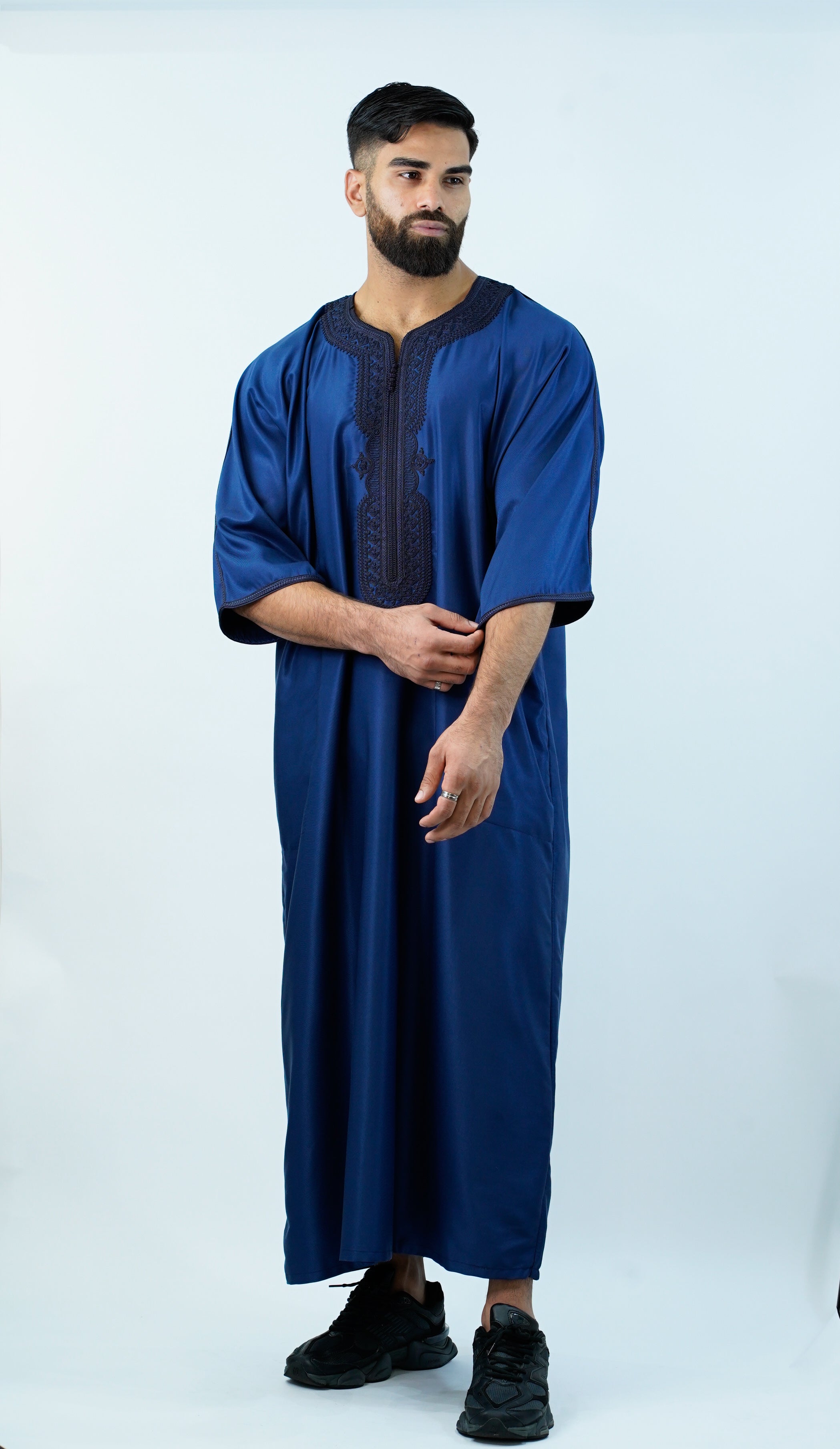 Blue Moroccan Thobe