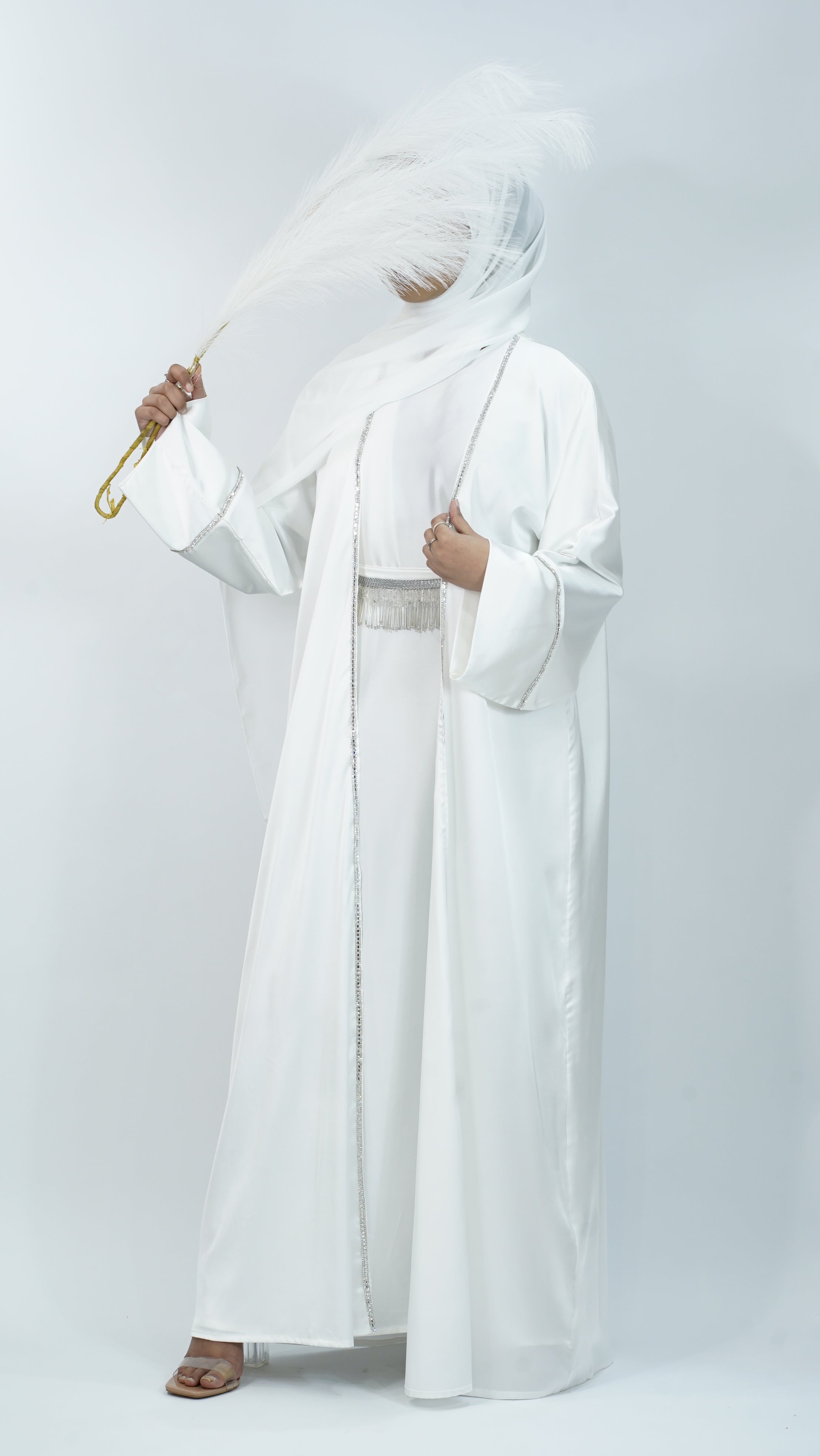 Safa White Abaya