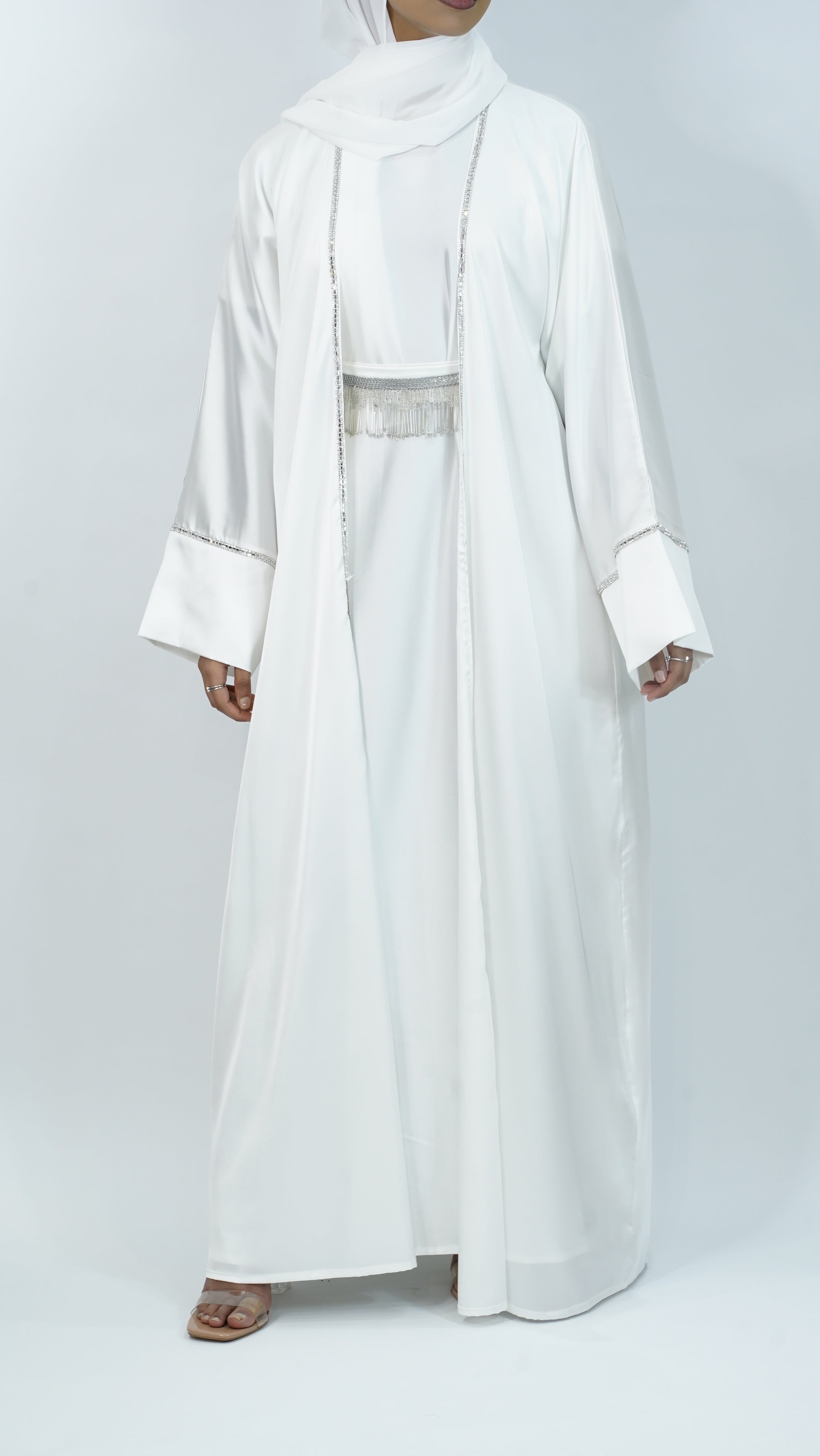 Safa White Abaya