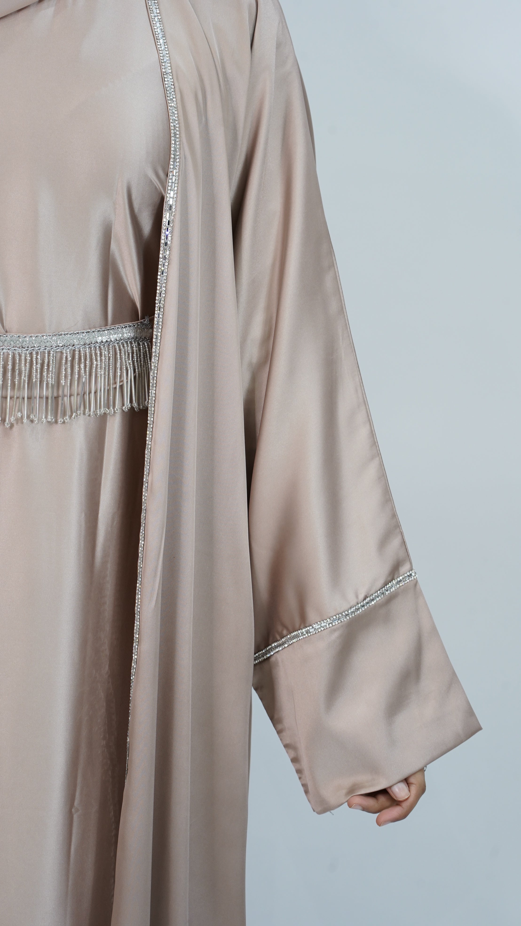 Safa Caramel Mist Abaya