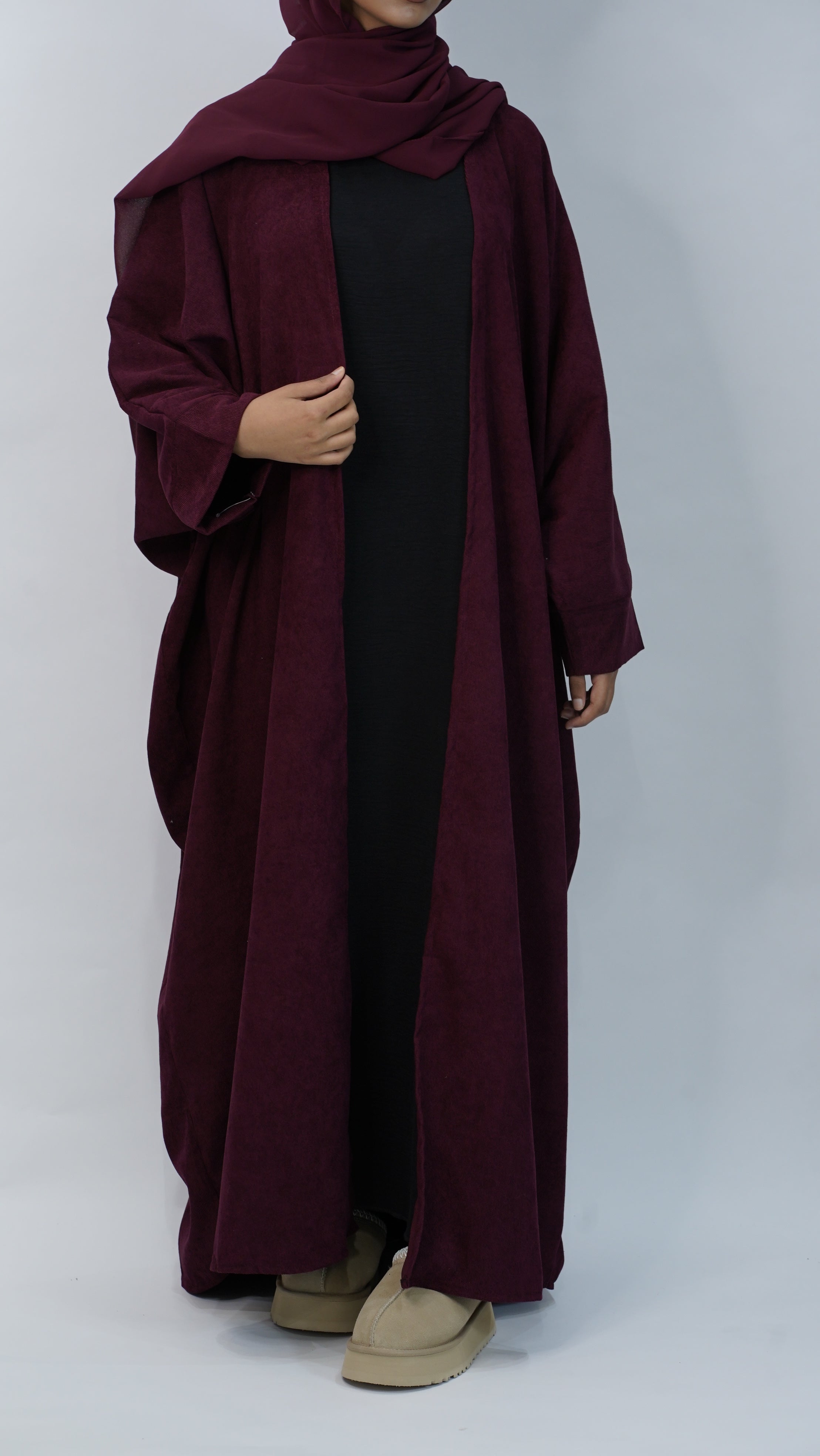 Winter Open Abaya