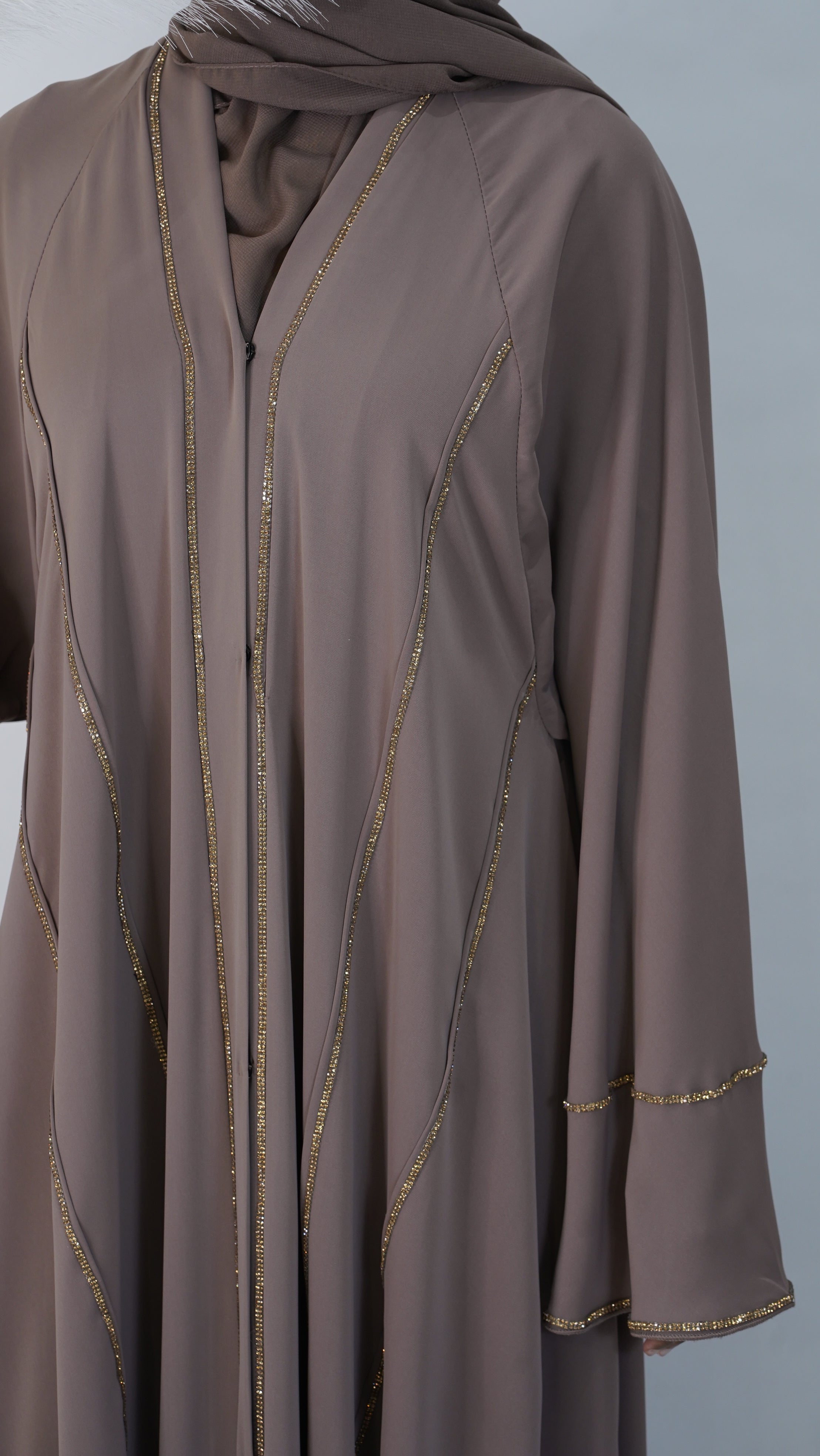 Marya Ash Brown Abaya