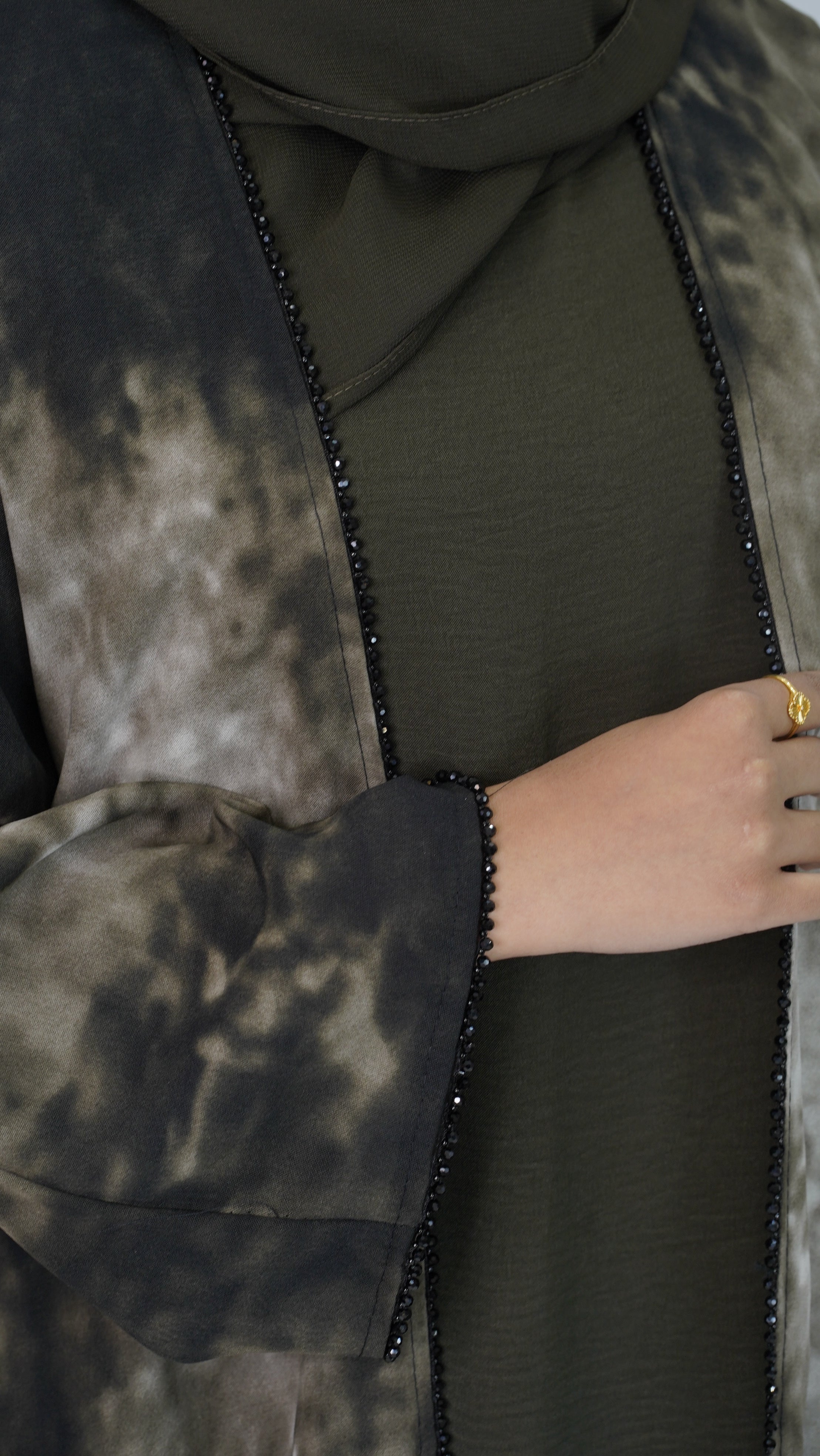 Tabiah Green Abaya