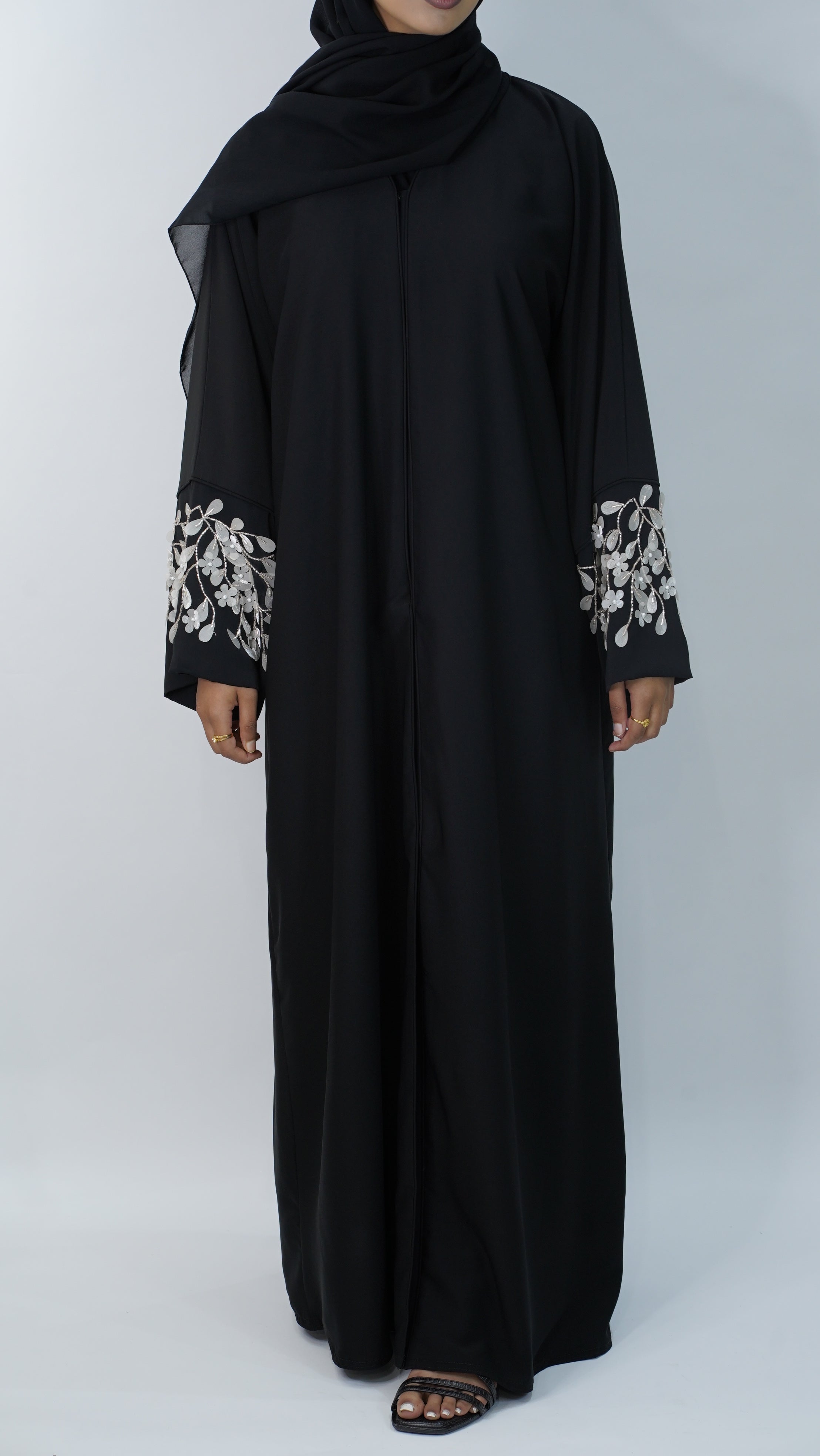 Malika Black Abaya