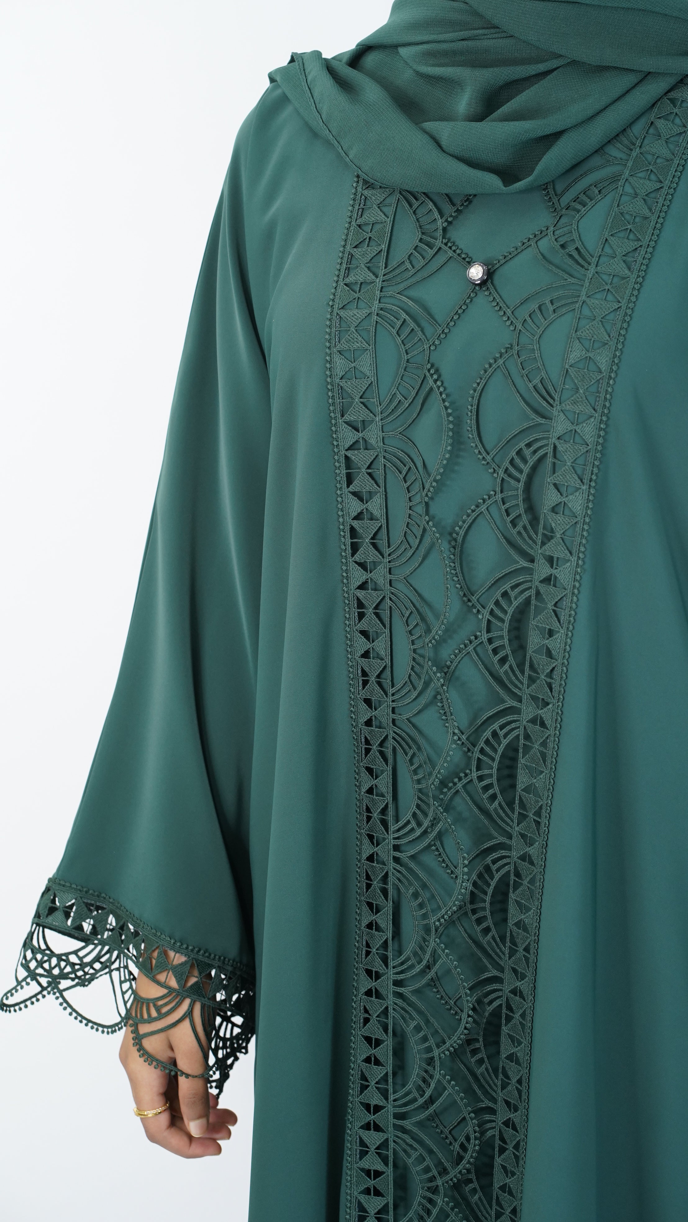 Asma Green Abaya