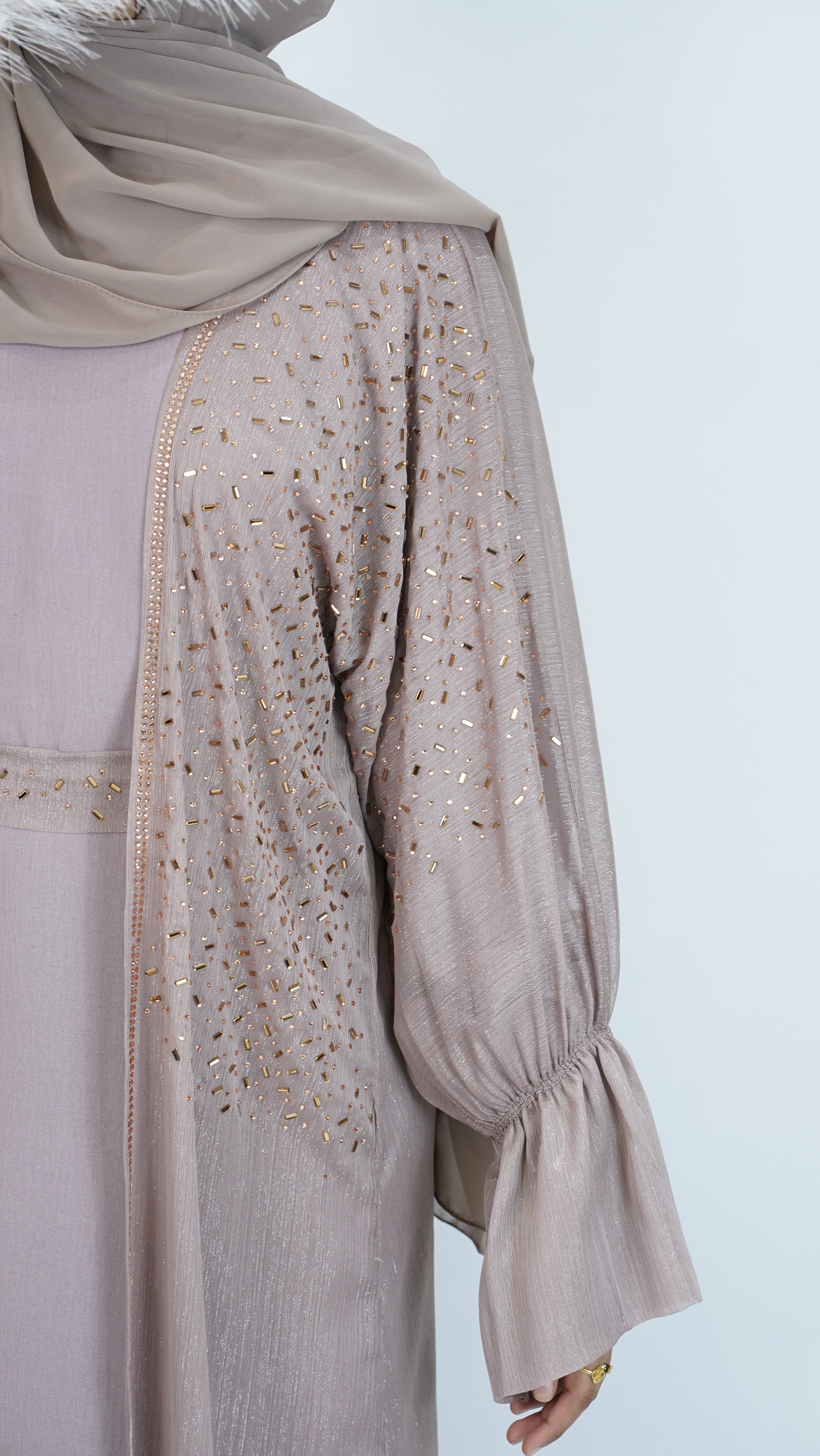 Barin Rose Gold Abaya