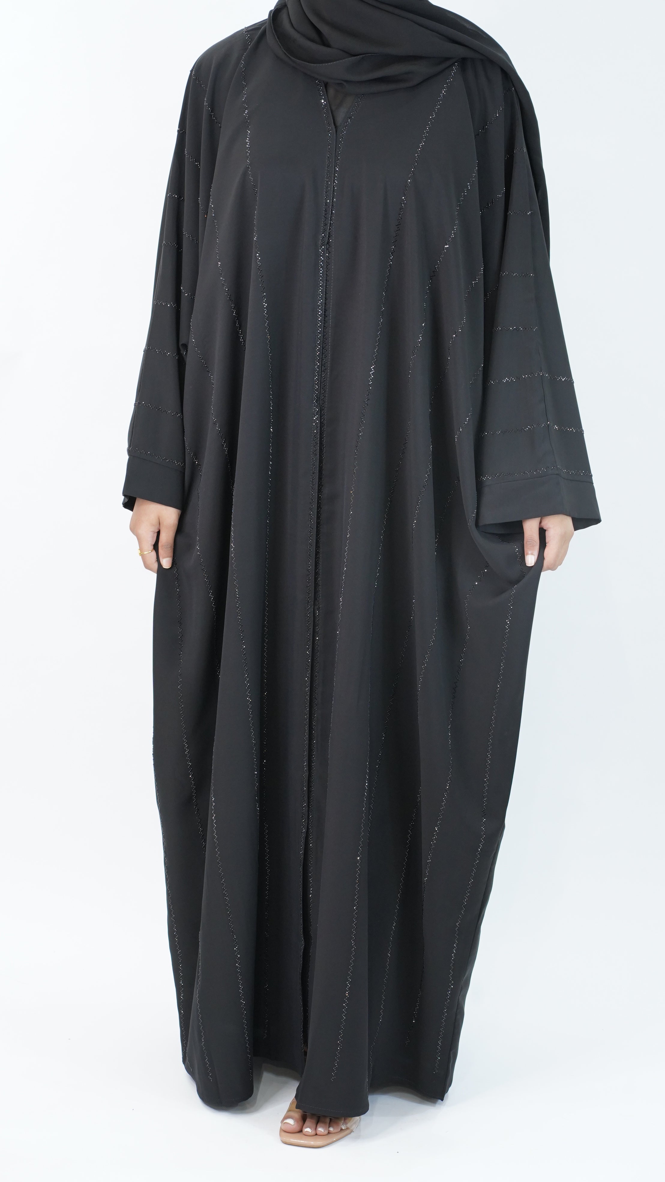 Naz Black Abaya