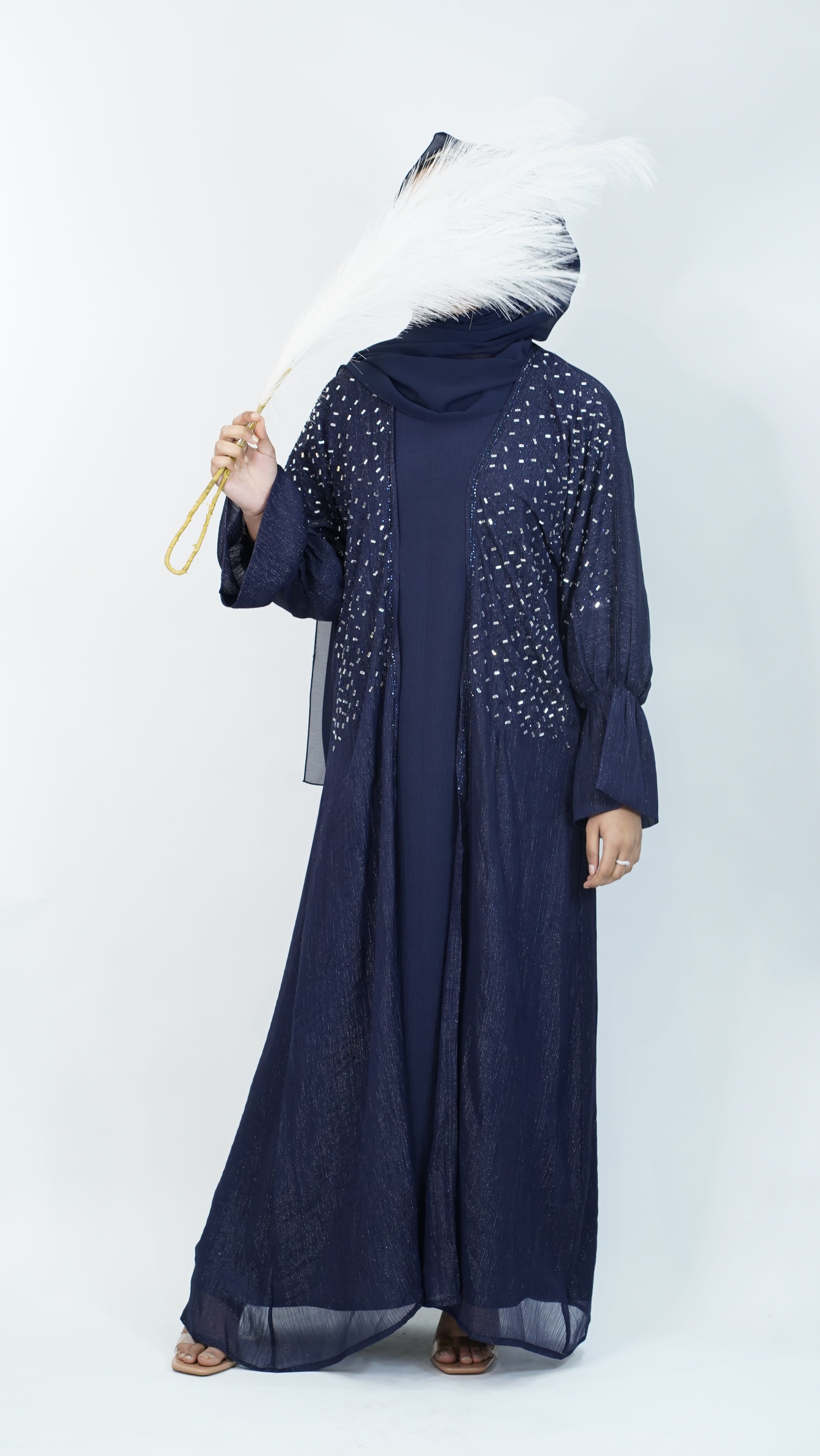 Barin Blue Abaya