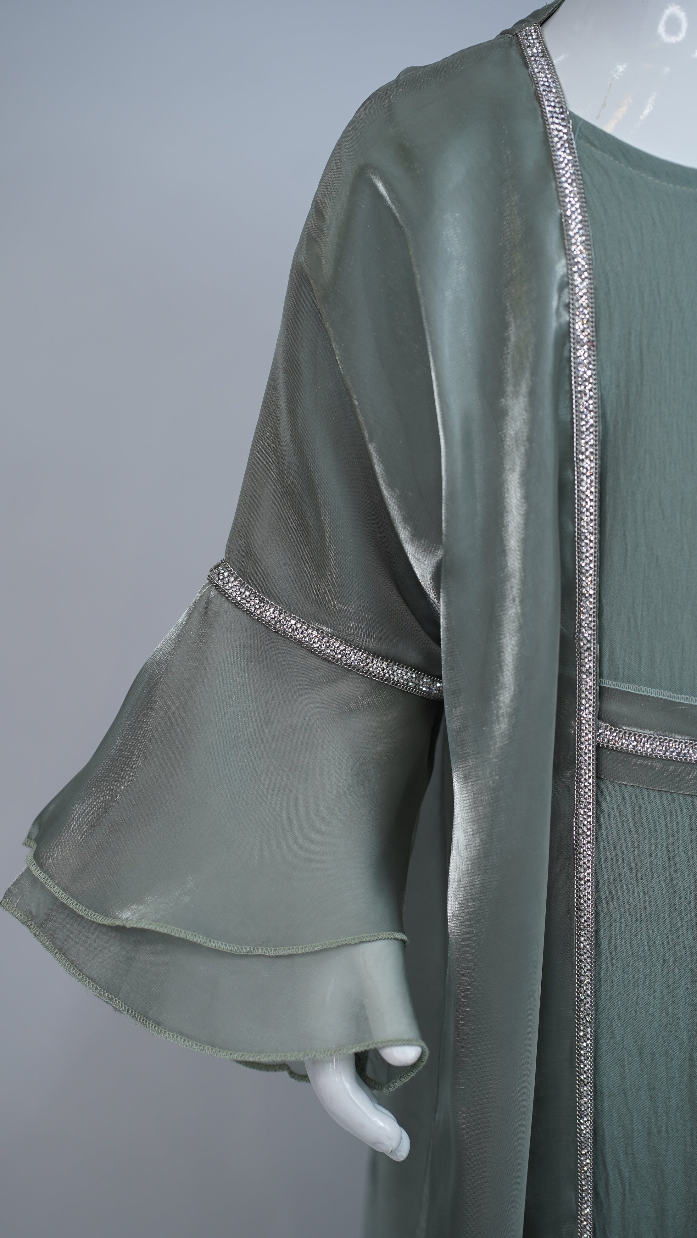 Hiba Green Kids Abaya