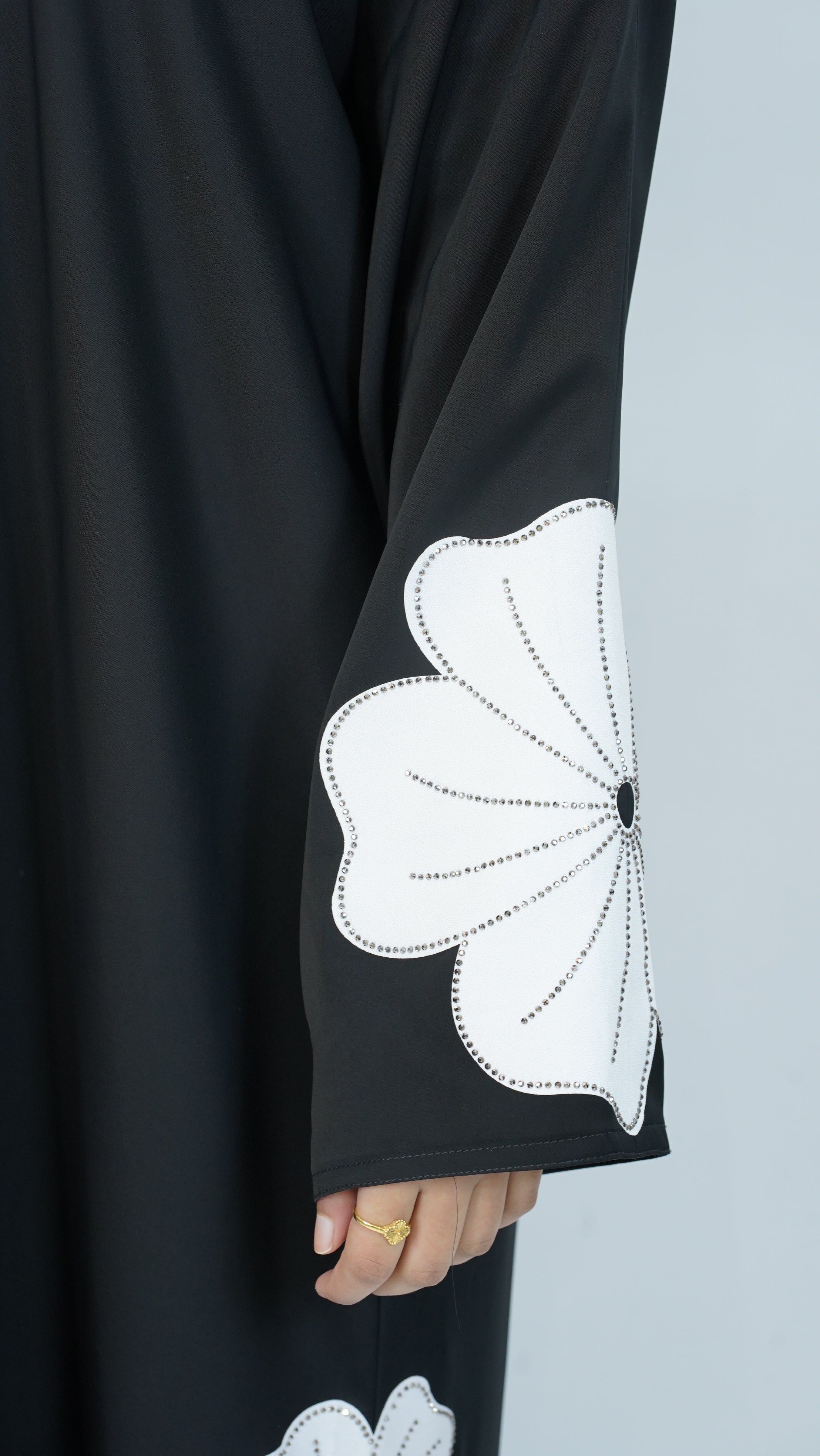 Black Floral Dream Abaya