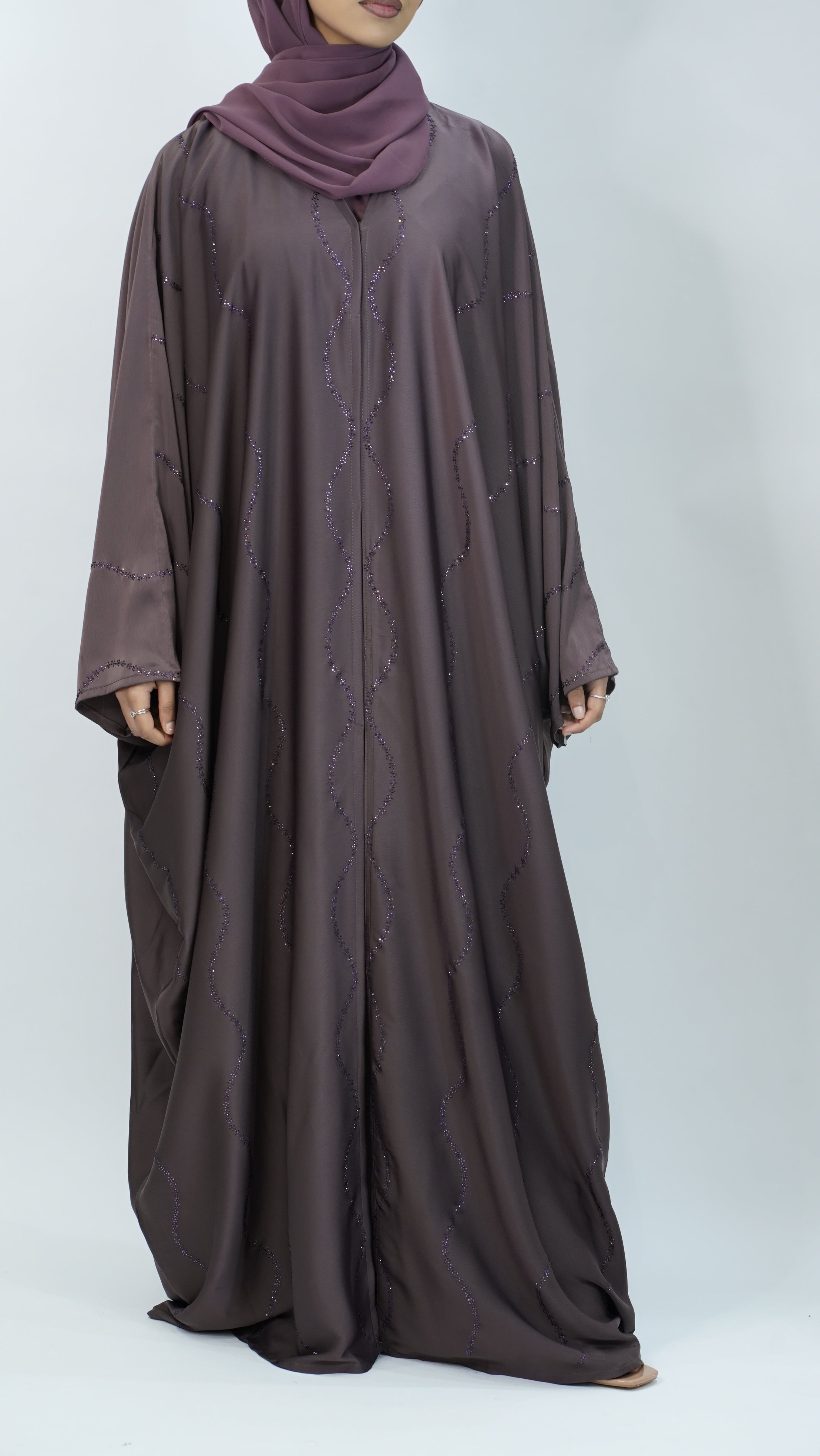 Haya Moonlit Lavender Abaya