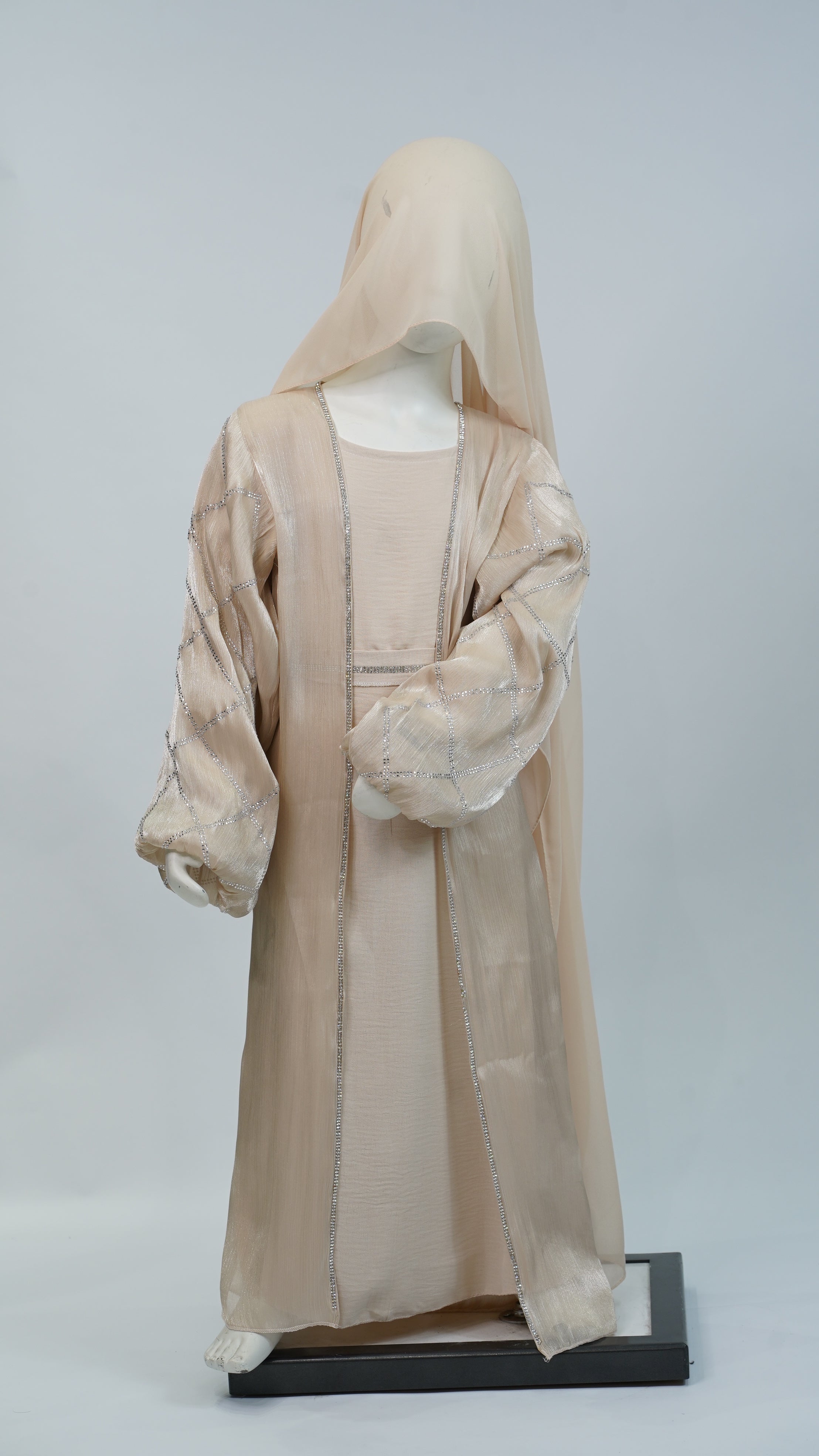 Negin Champagne Kids Abaya