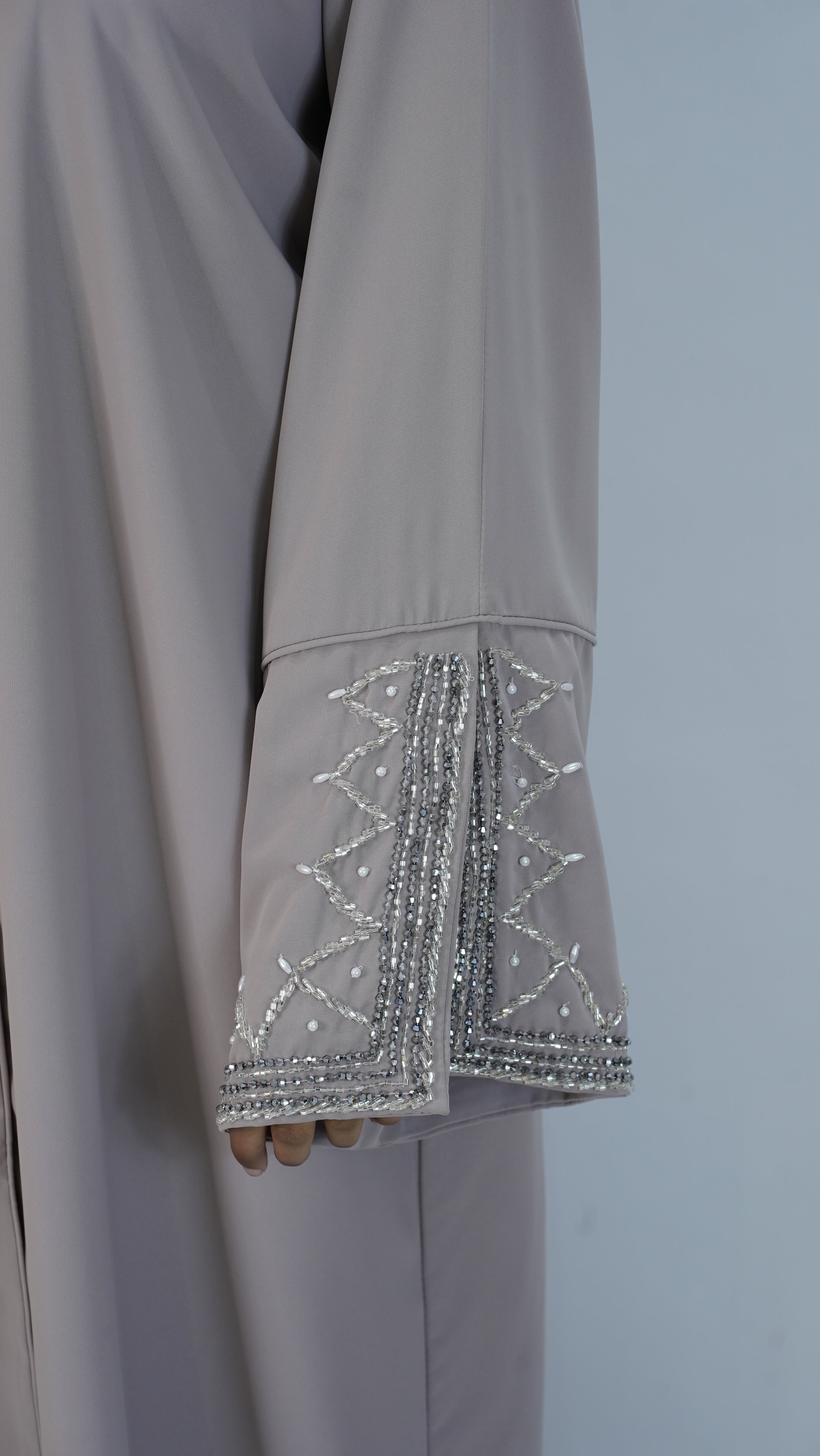 Liyana Nude Embroidery Abaya