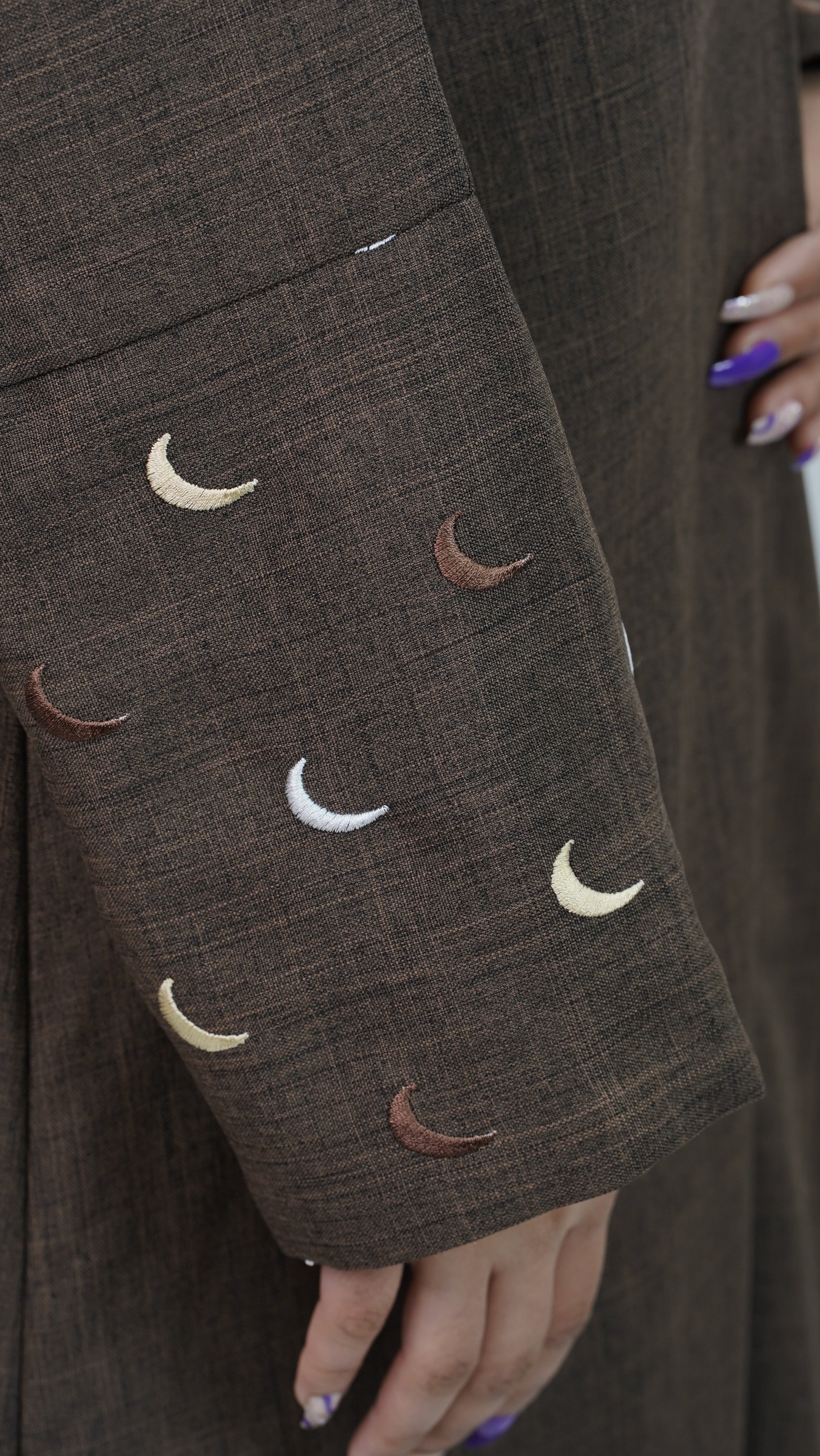 Moon Sleeve Design Abaya