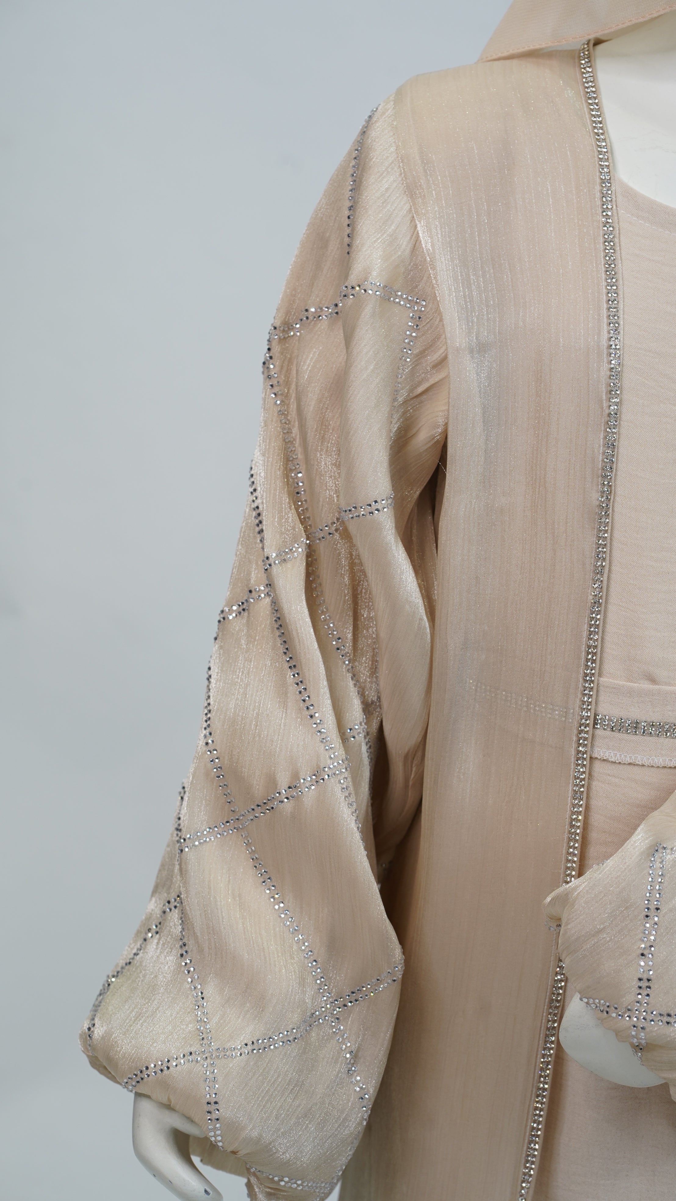 Negin Champagne Kids Abaya
