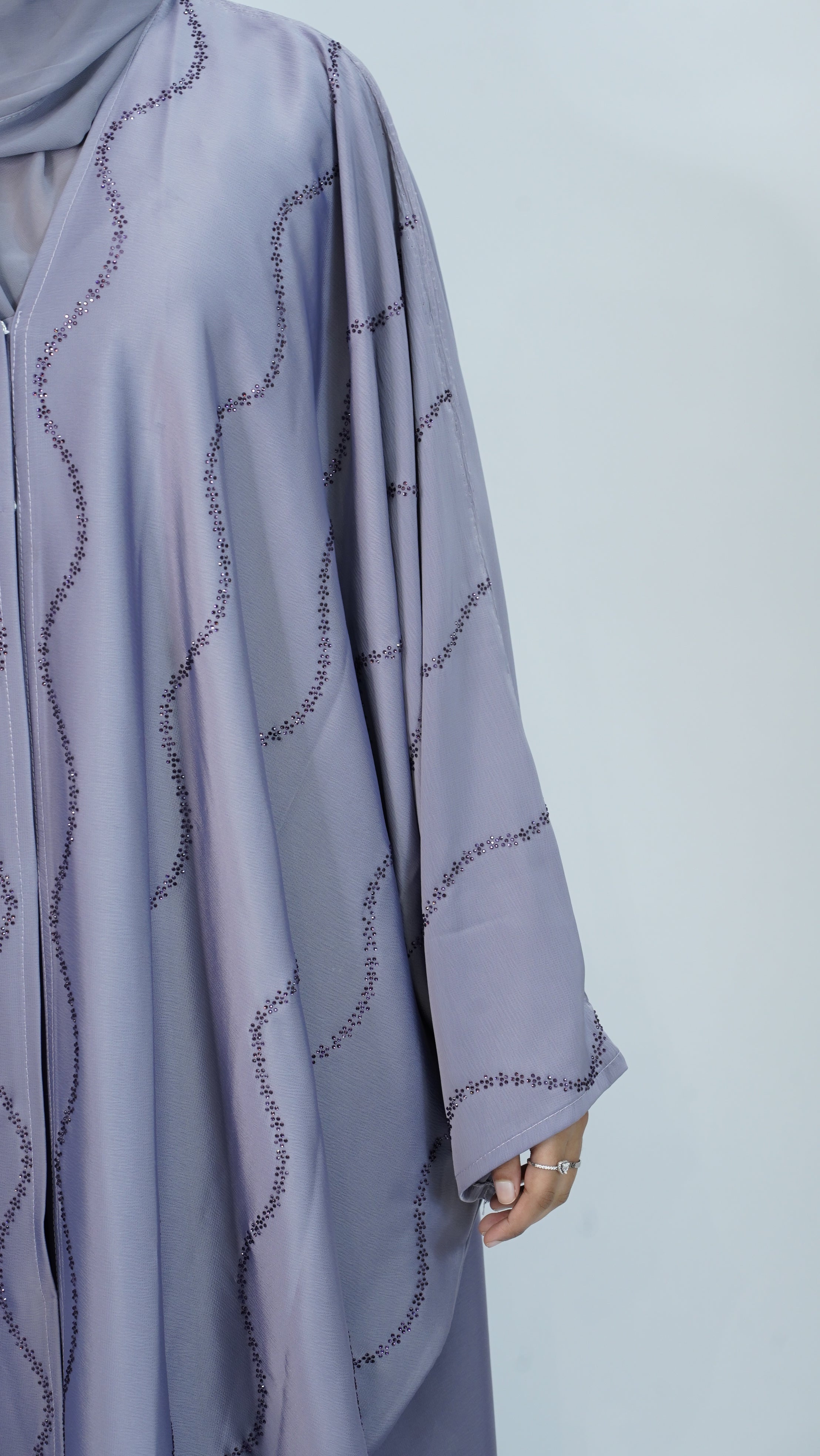 Haya Light Purple Abaya