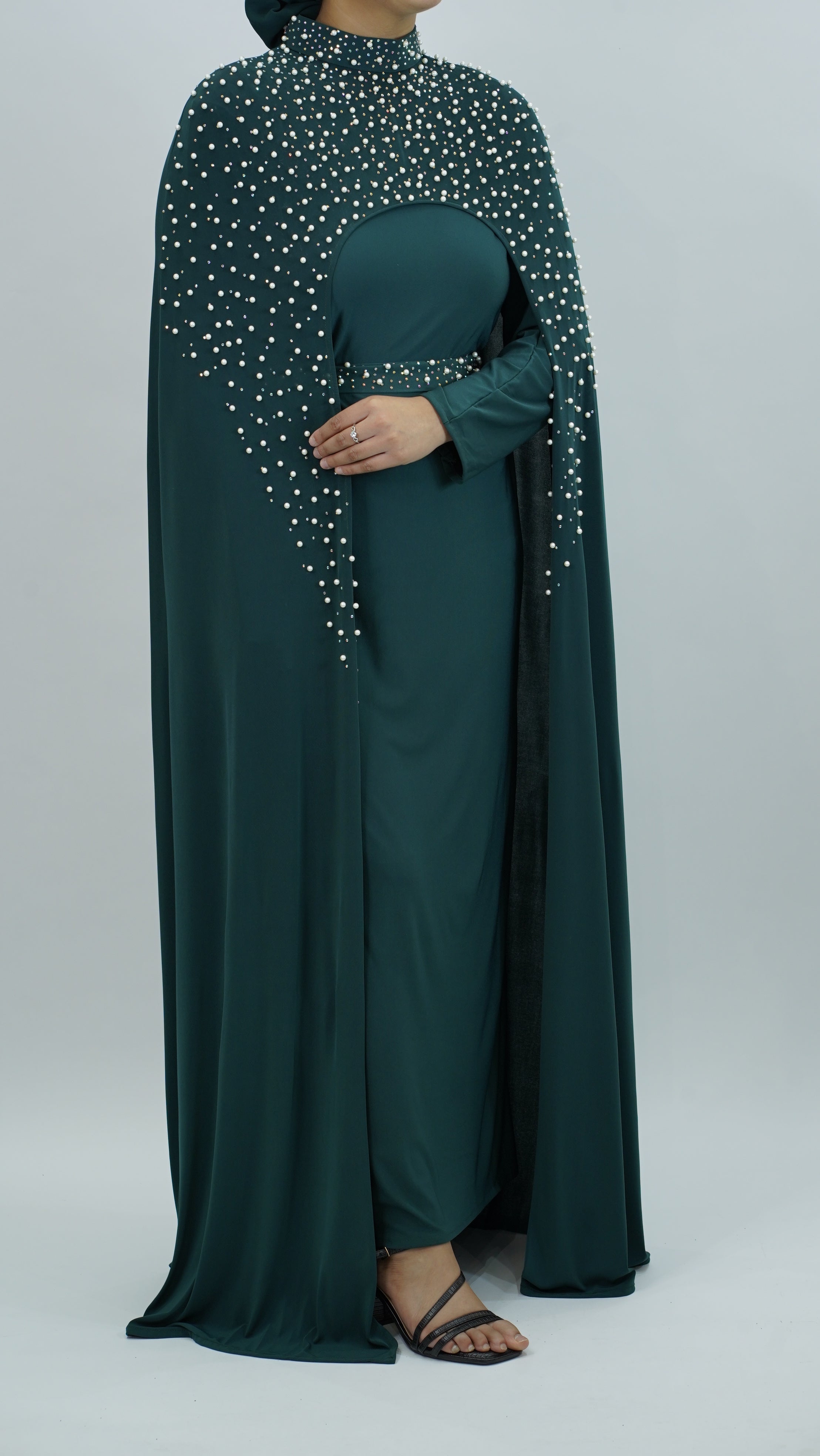 Elegant Dark Green Long Dress