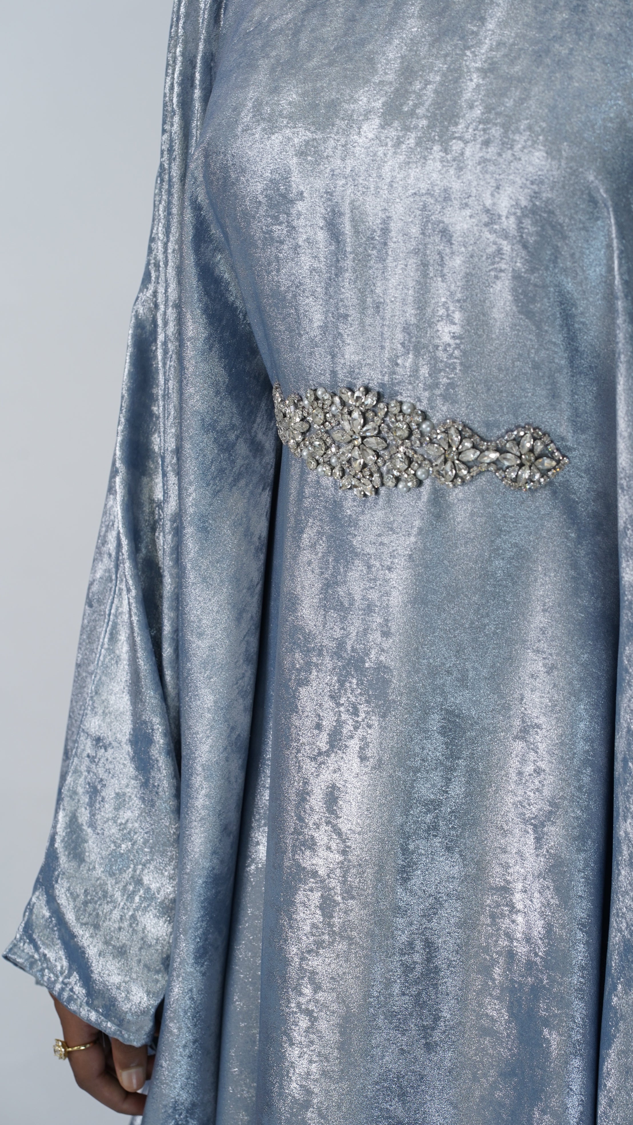 Noor Light Blue Abaya