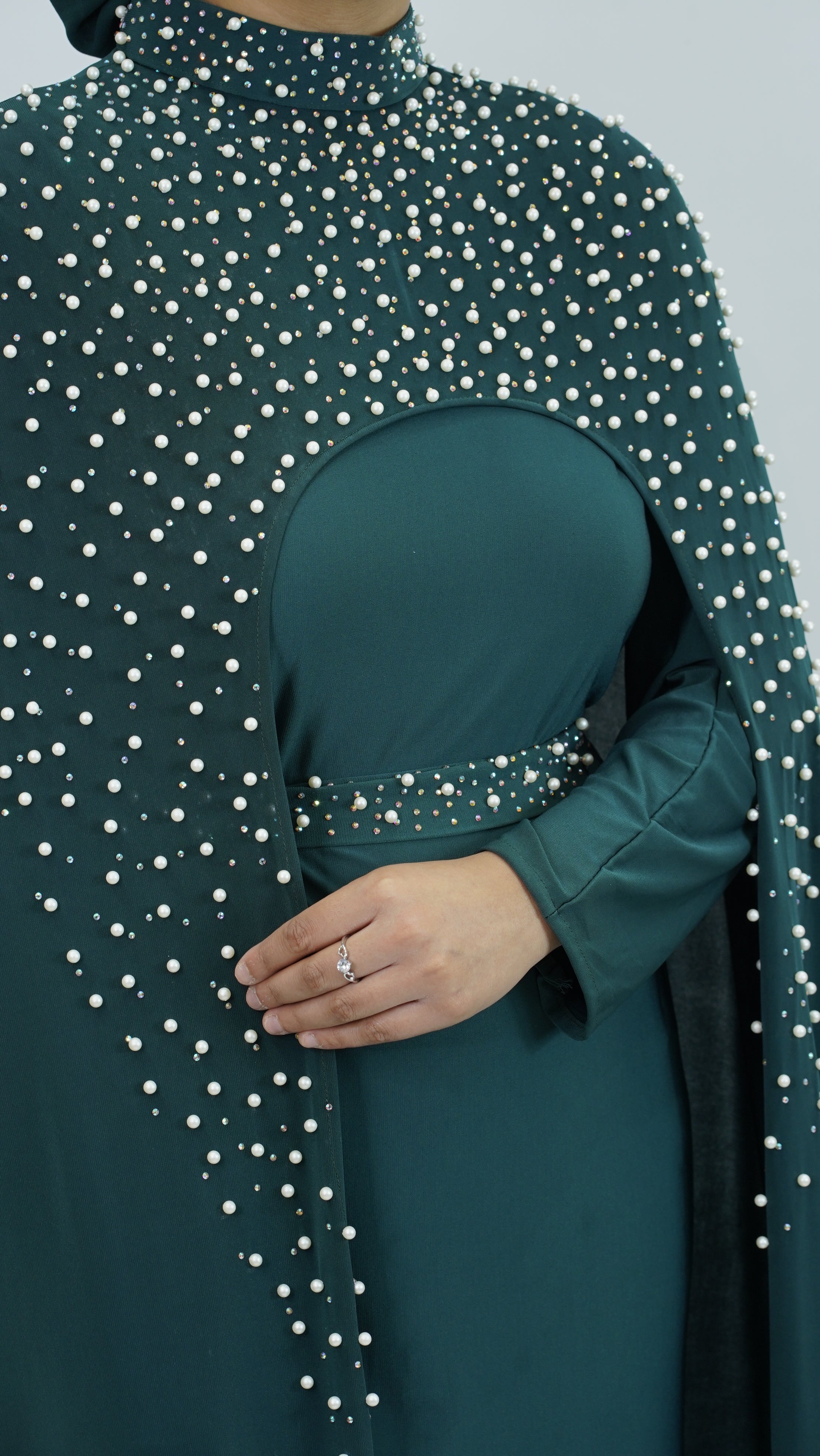 Elegant Dark Green Long Dress