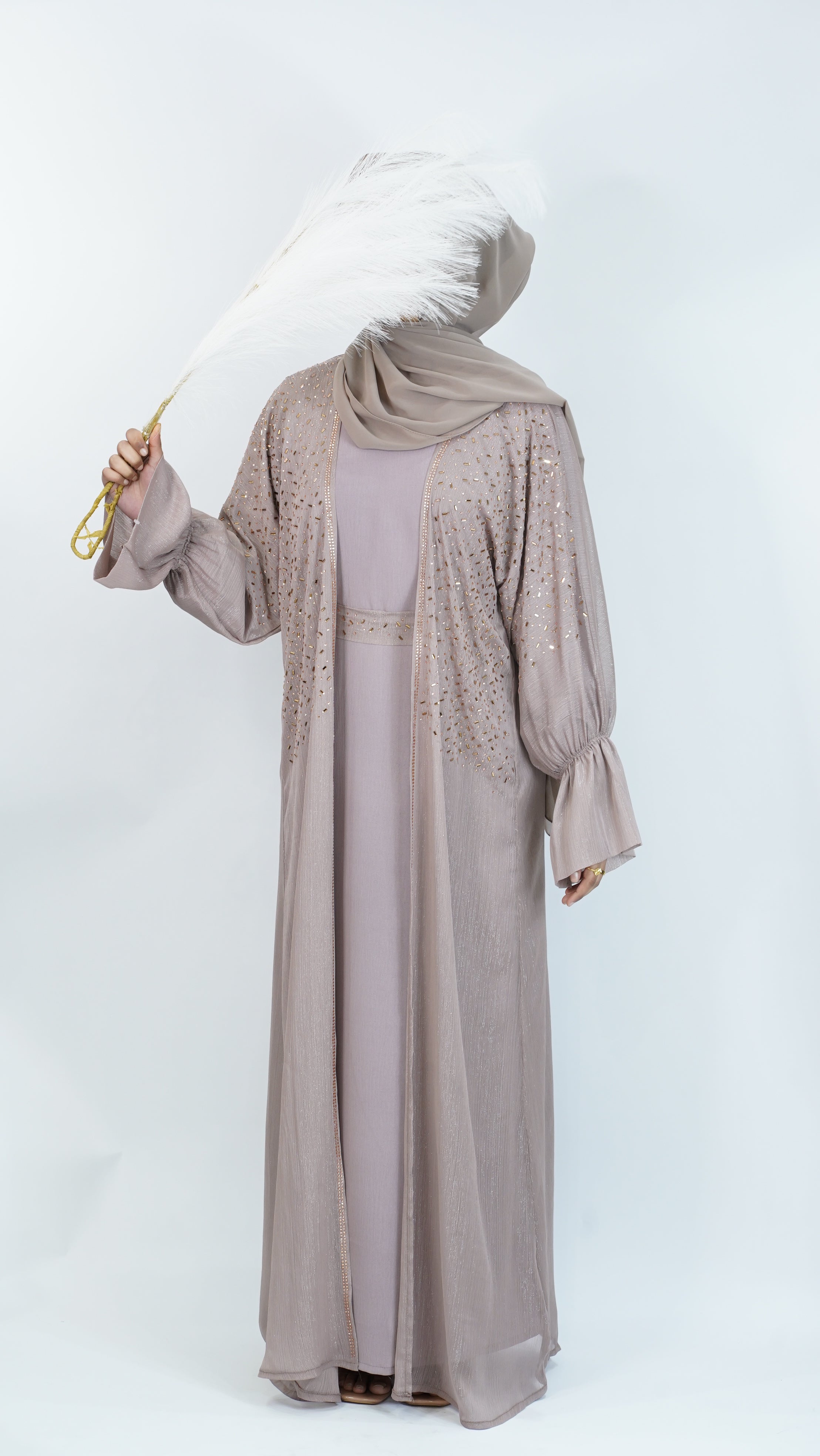 Barin Rose Gold Abaya