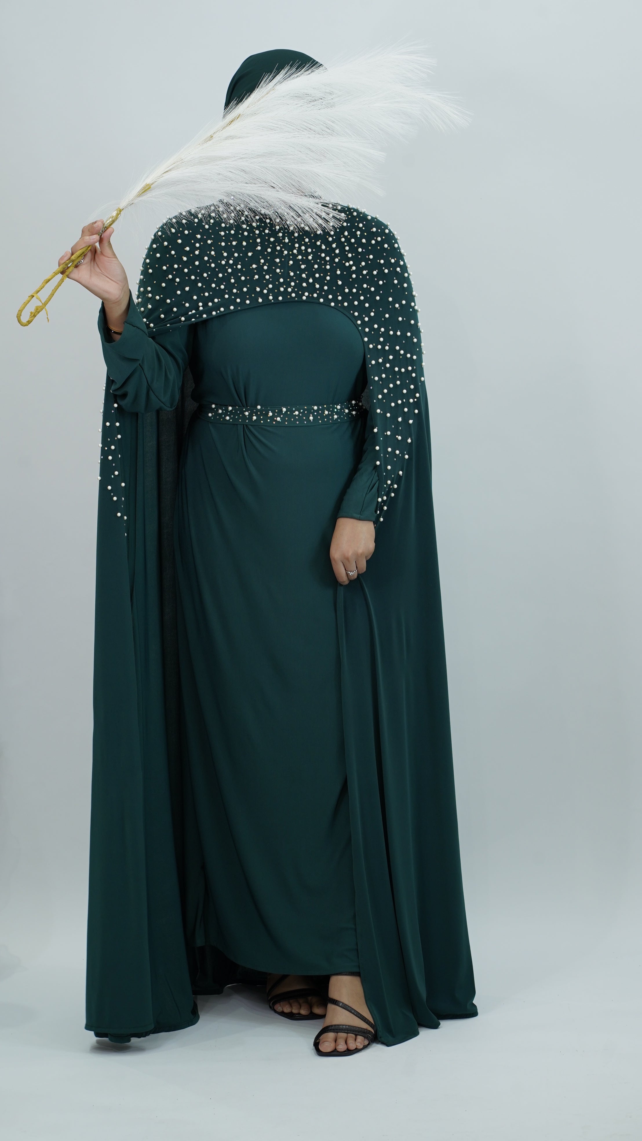 Elegant Dark Green Long Dress