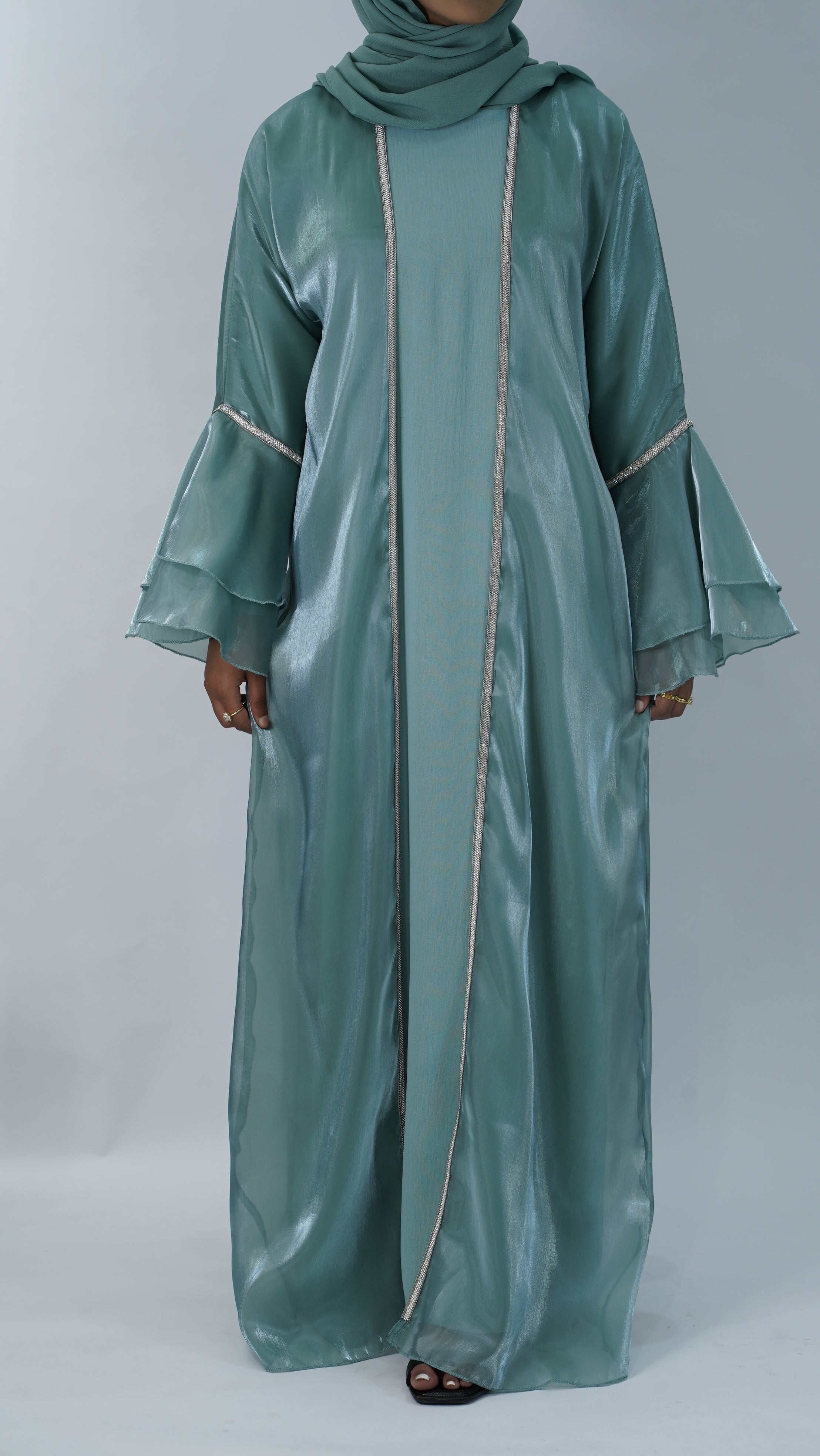 Hiba Turquoise Abaya