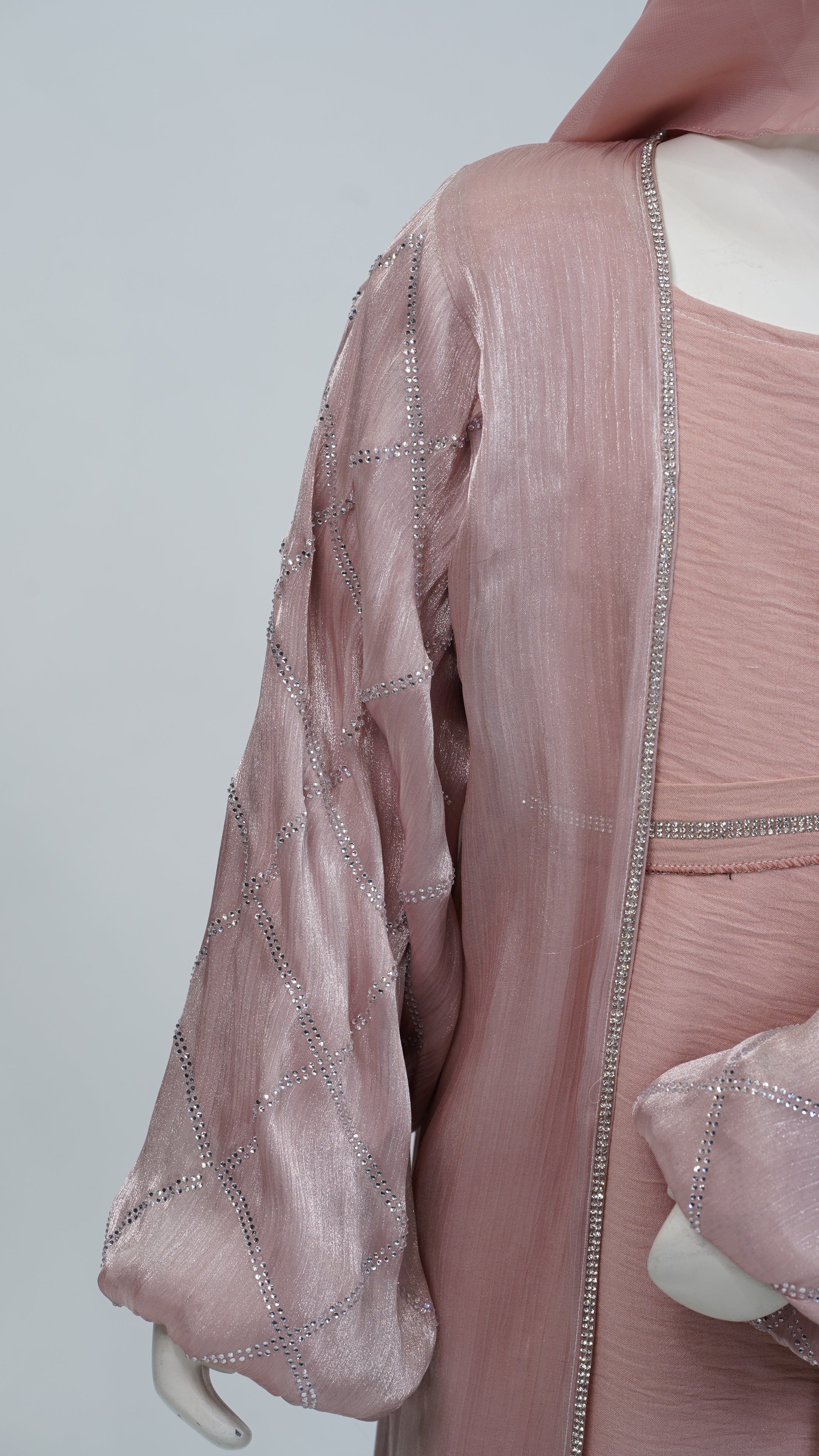 Negin Pink Kids Abaya