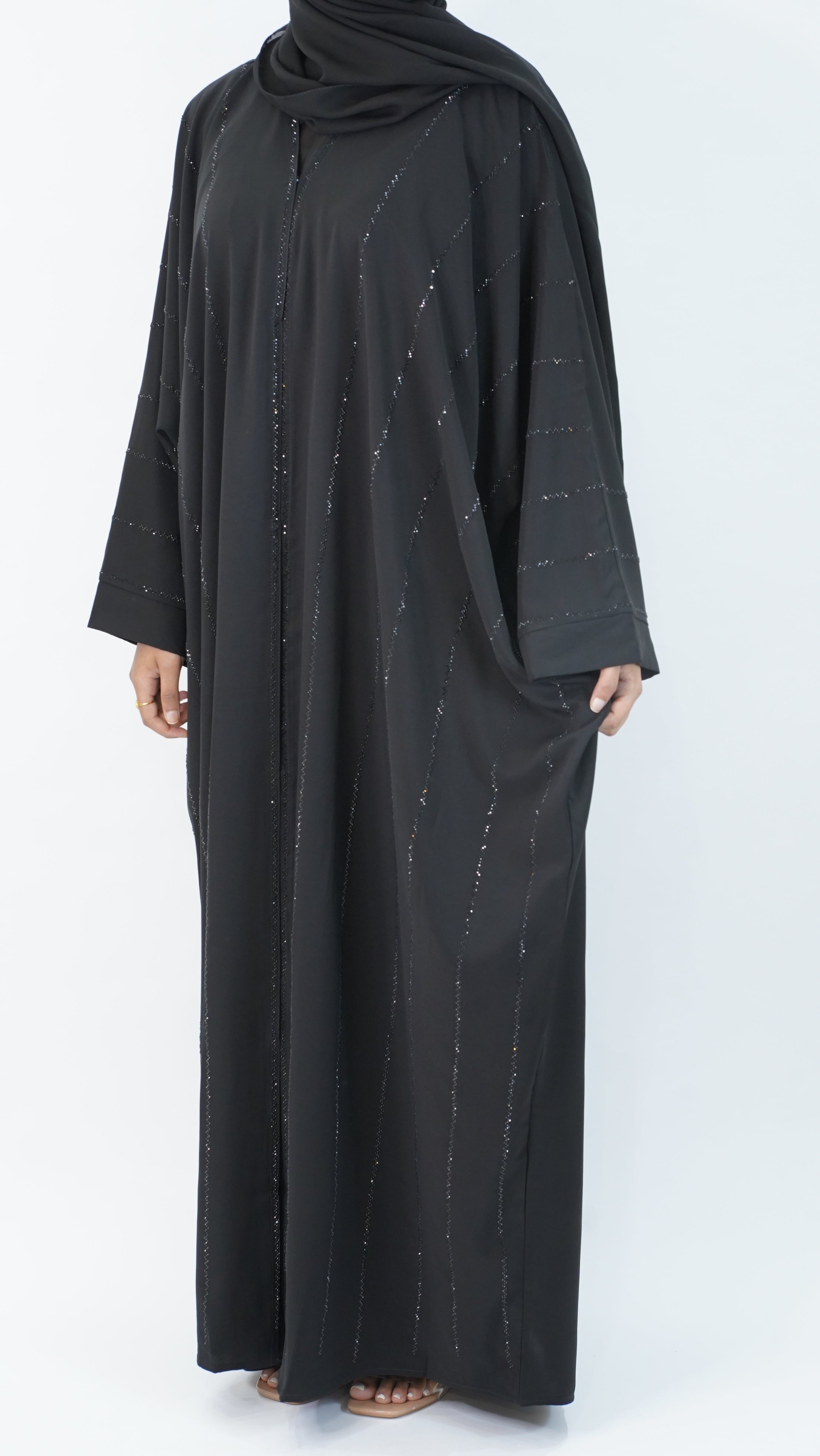 Naz Black Abaya