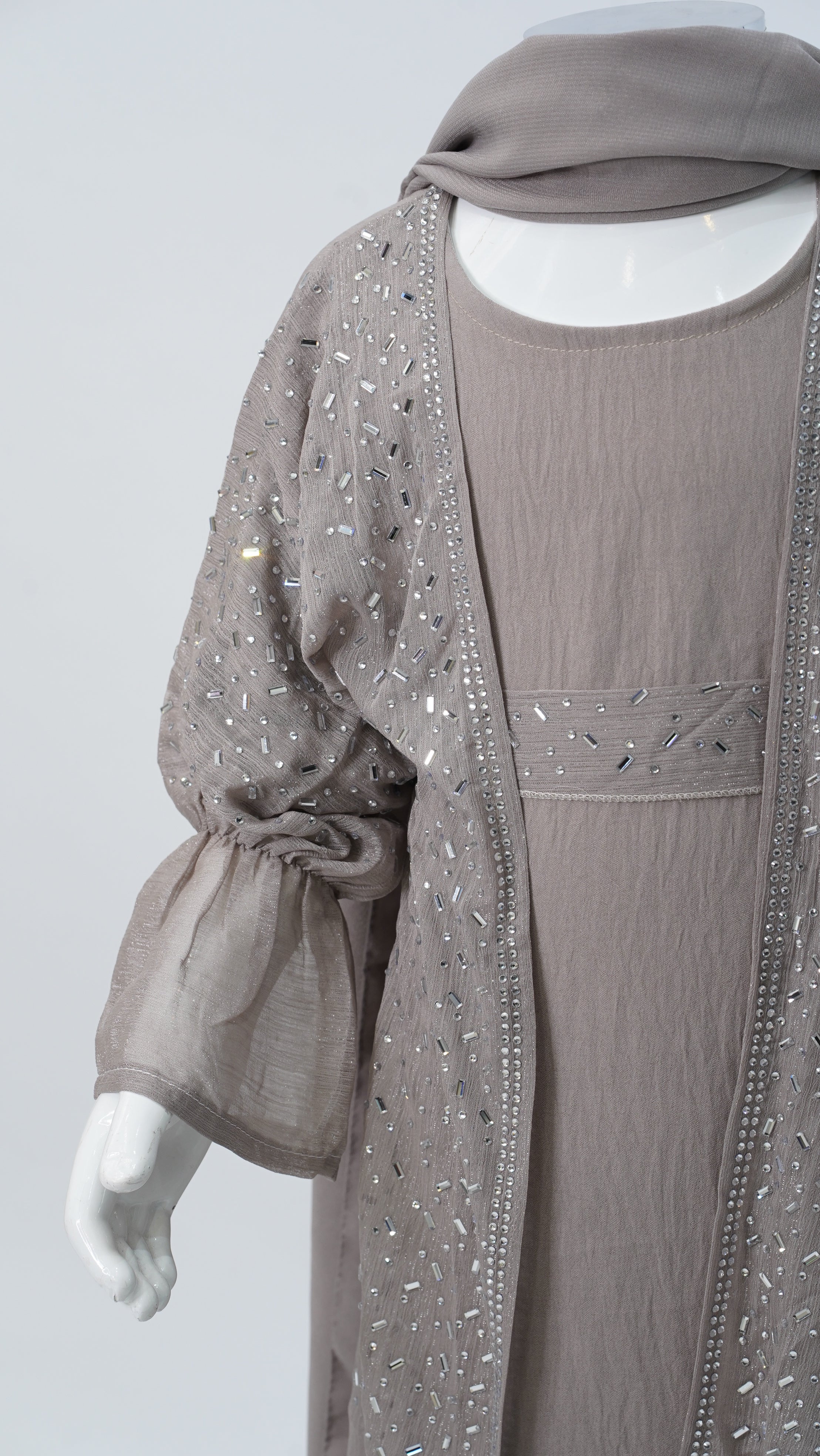 Barin Nude Kids Abaya