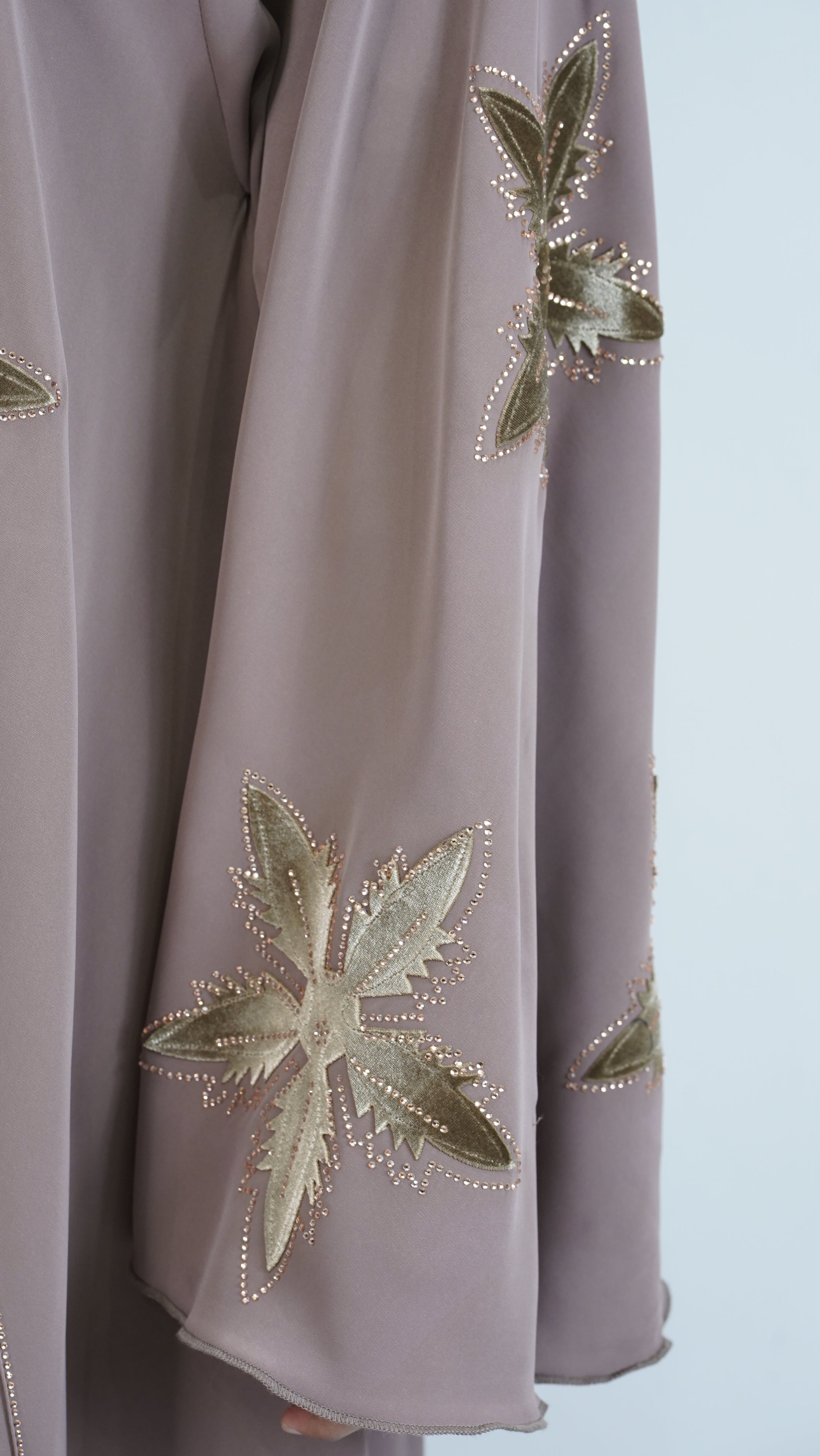 Hamara Ash Brown Abaya