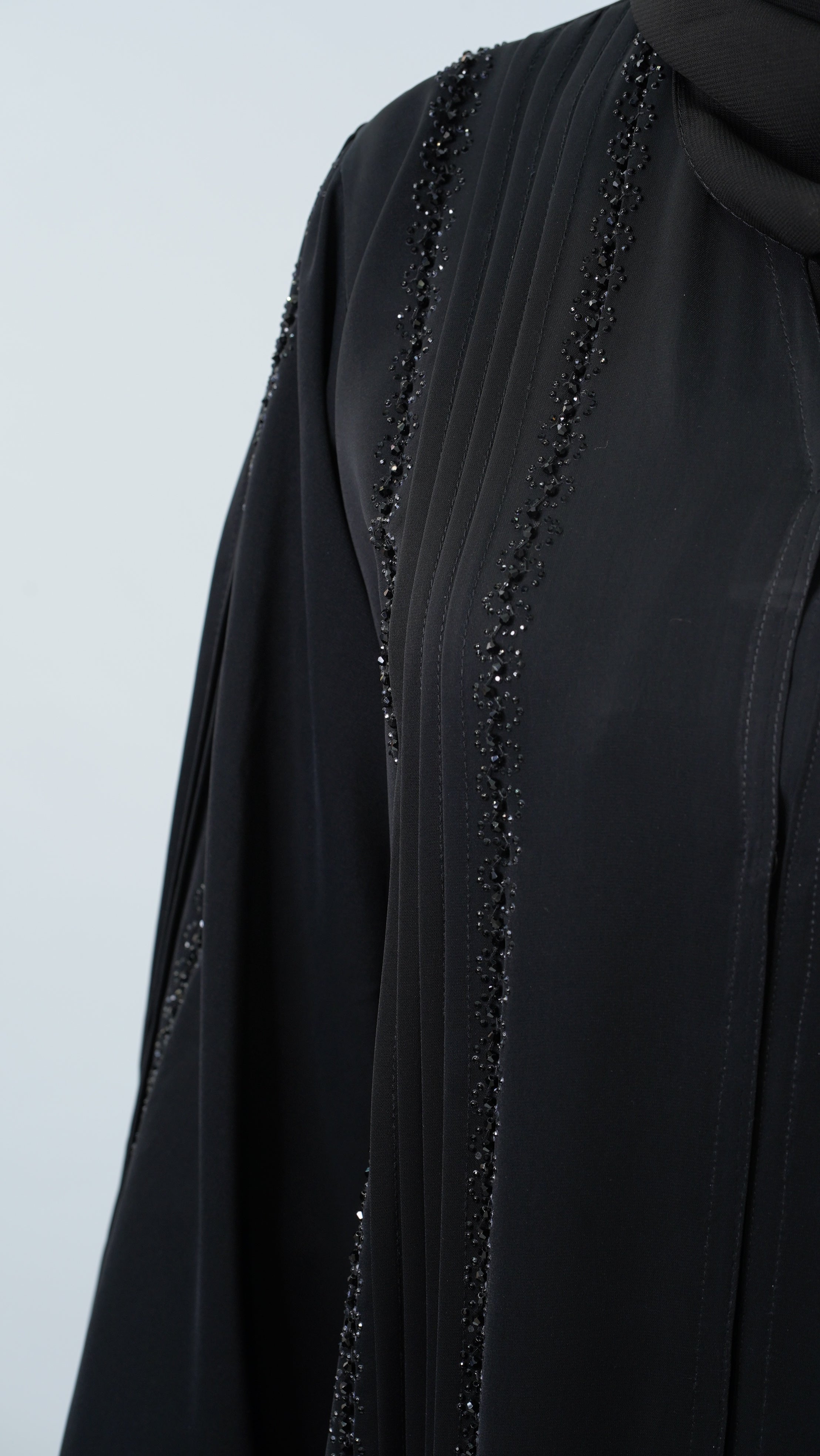 Black Embroidery Abaya