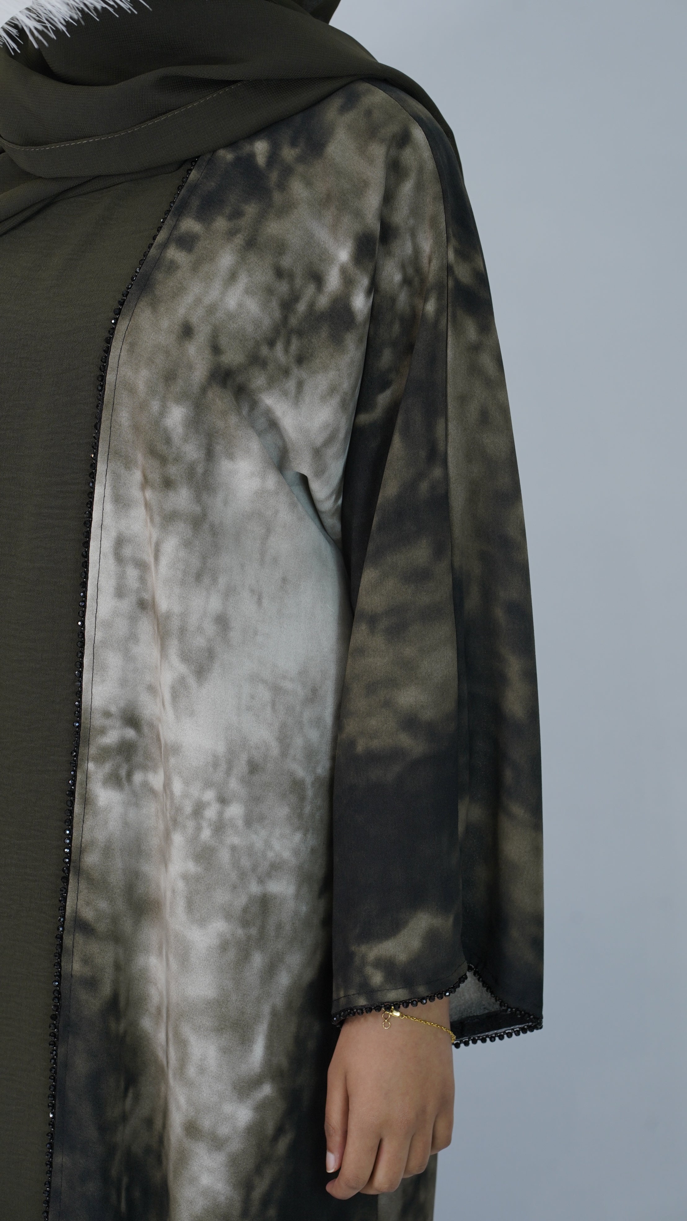 Tabiah Green Abaya