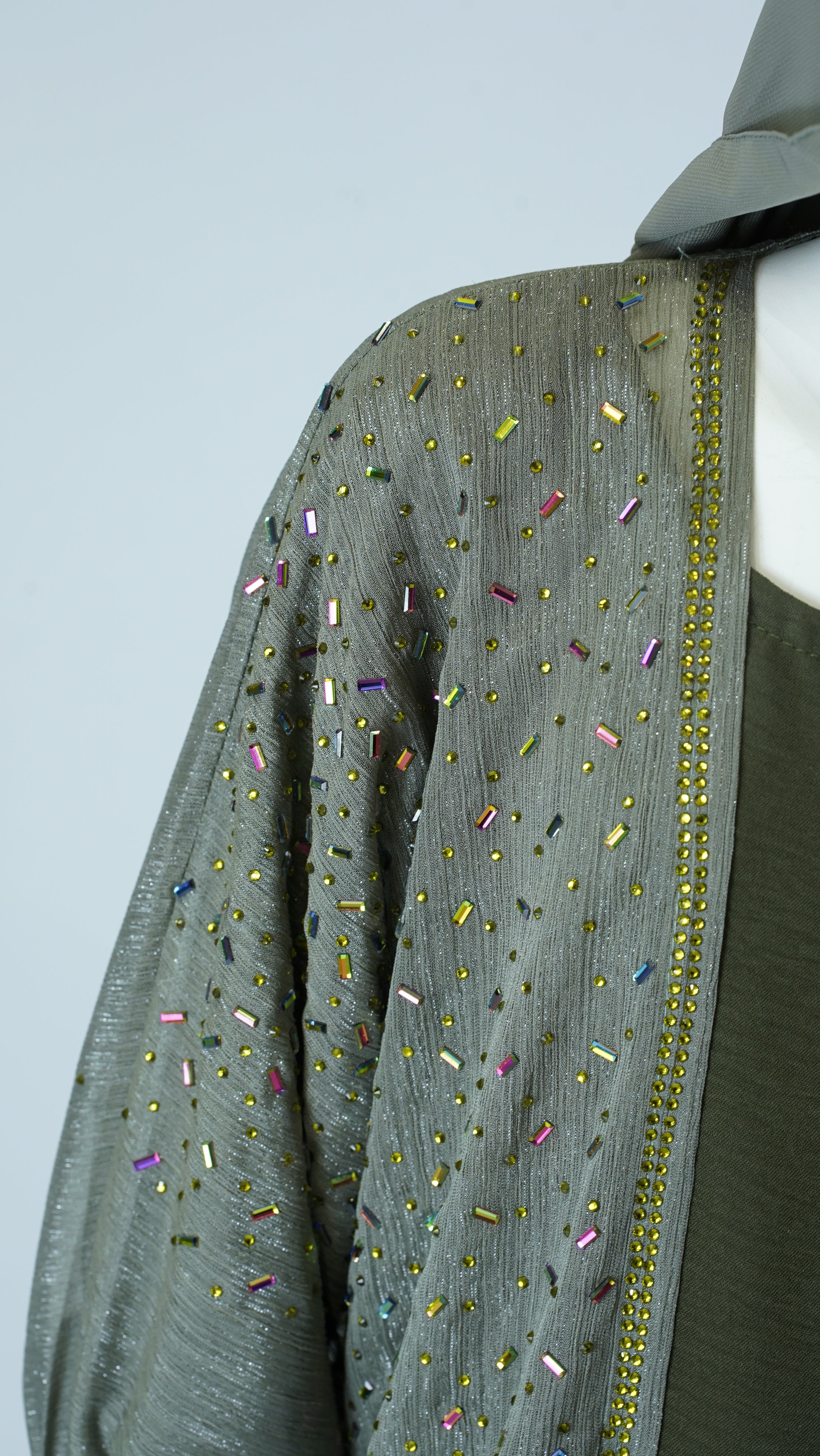 Barin Armi Green Kids Abaya