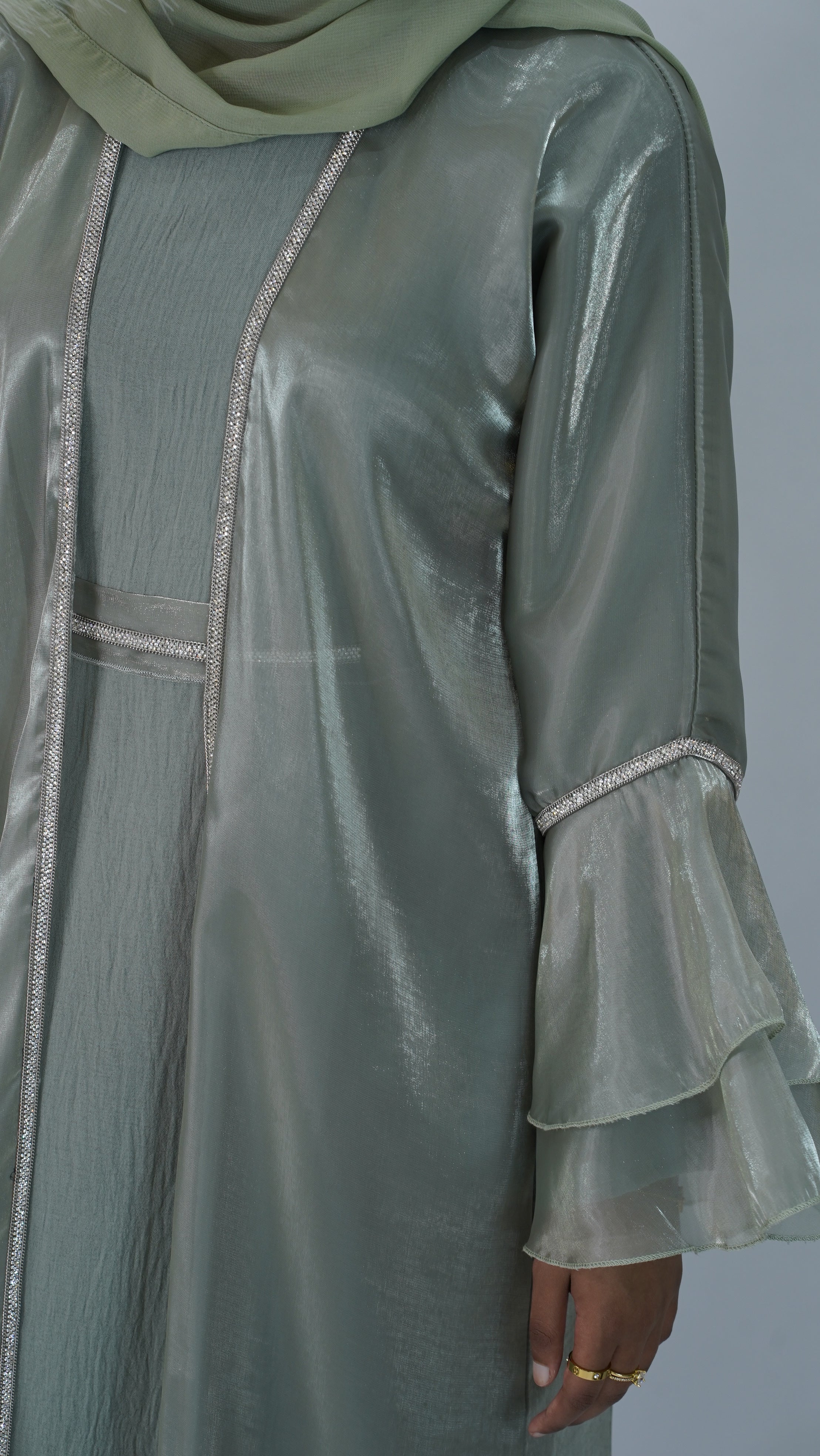 Hiba Green Abaya