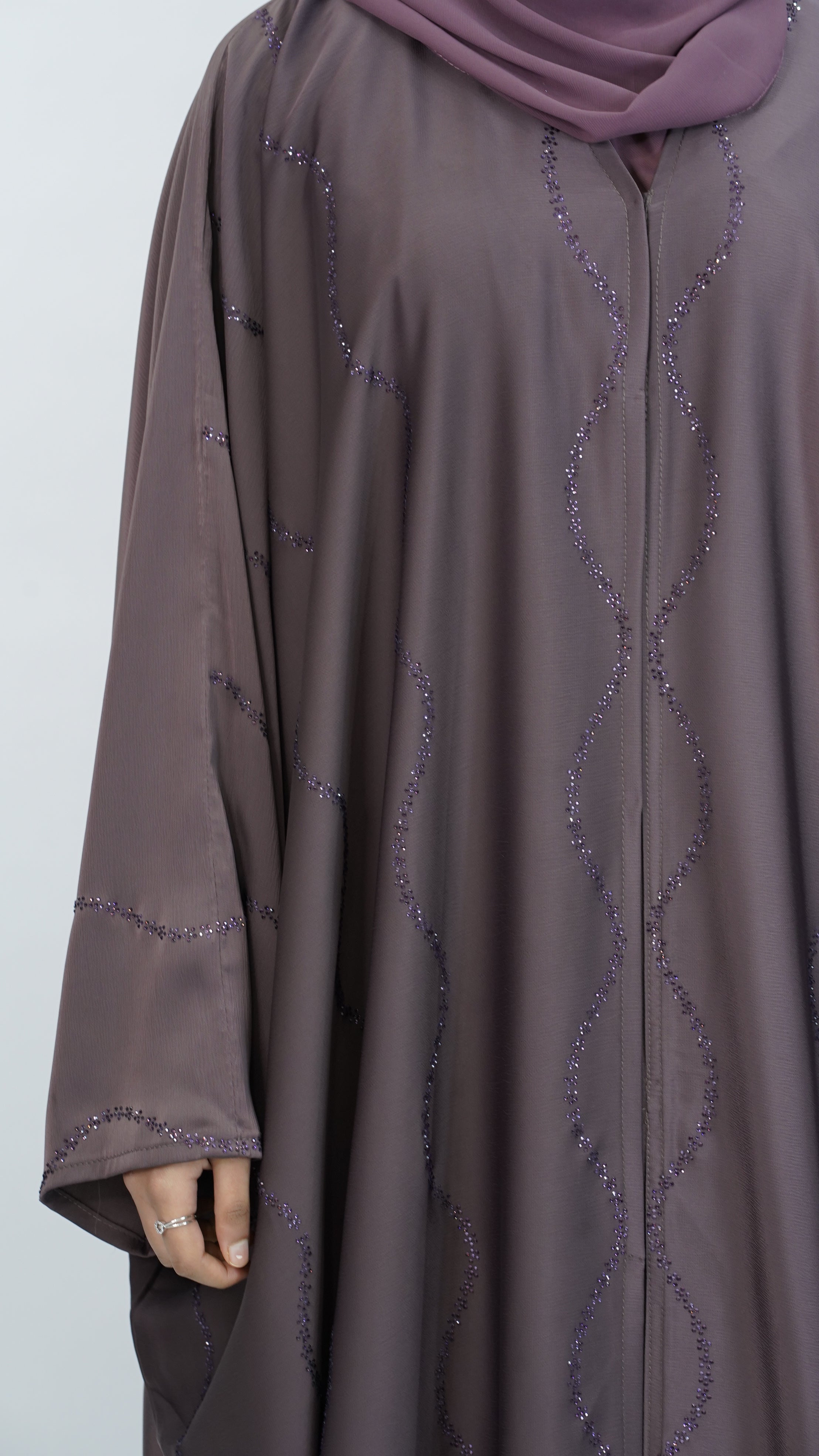 Haya Moonlit Lavender Abaya
