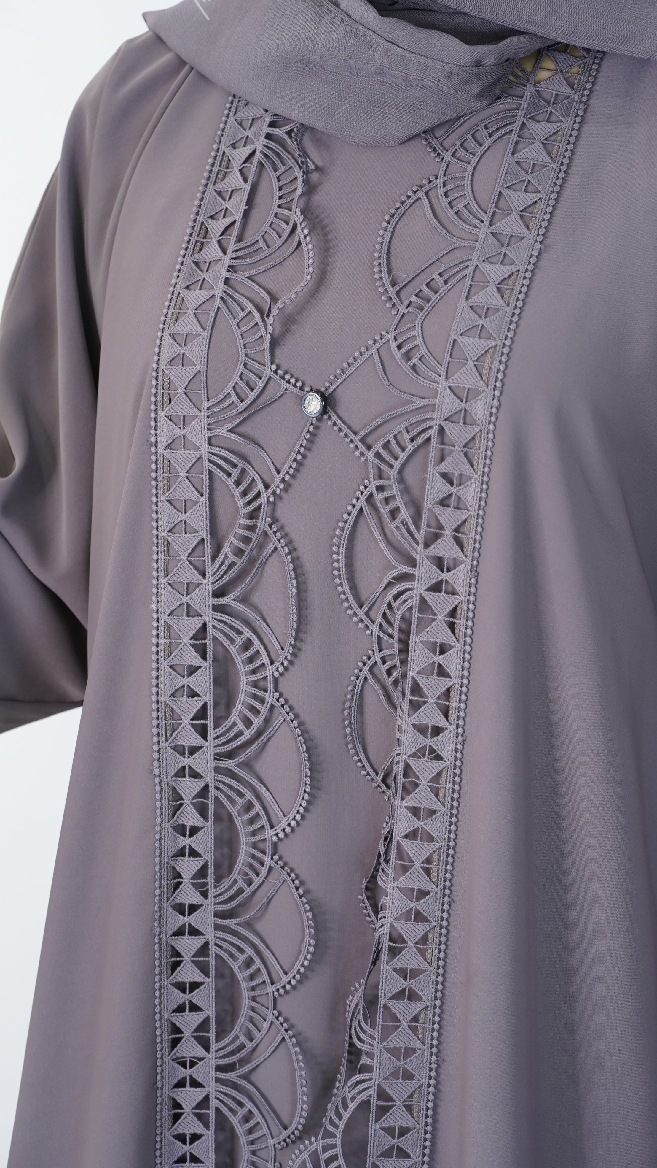 Asma Purple Abaya