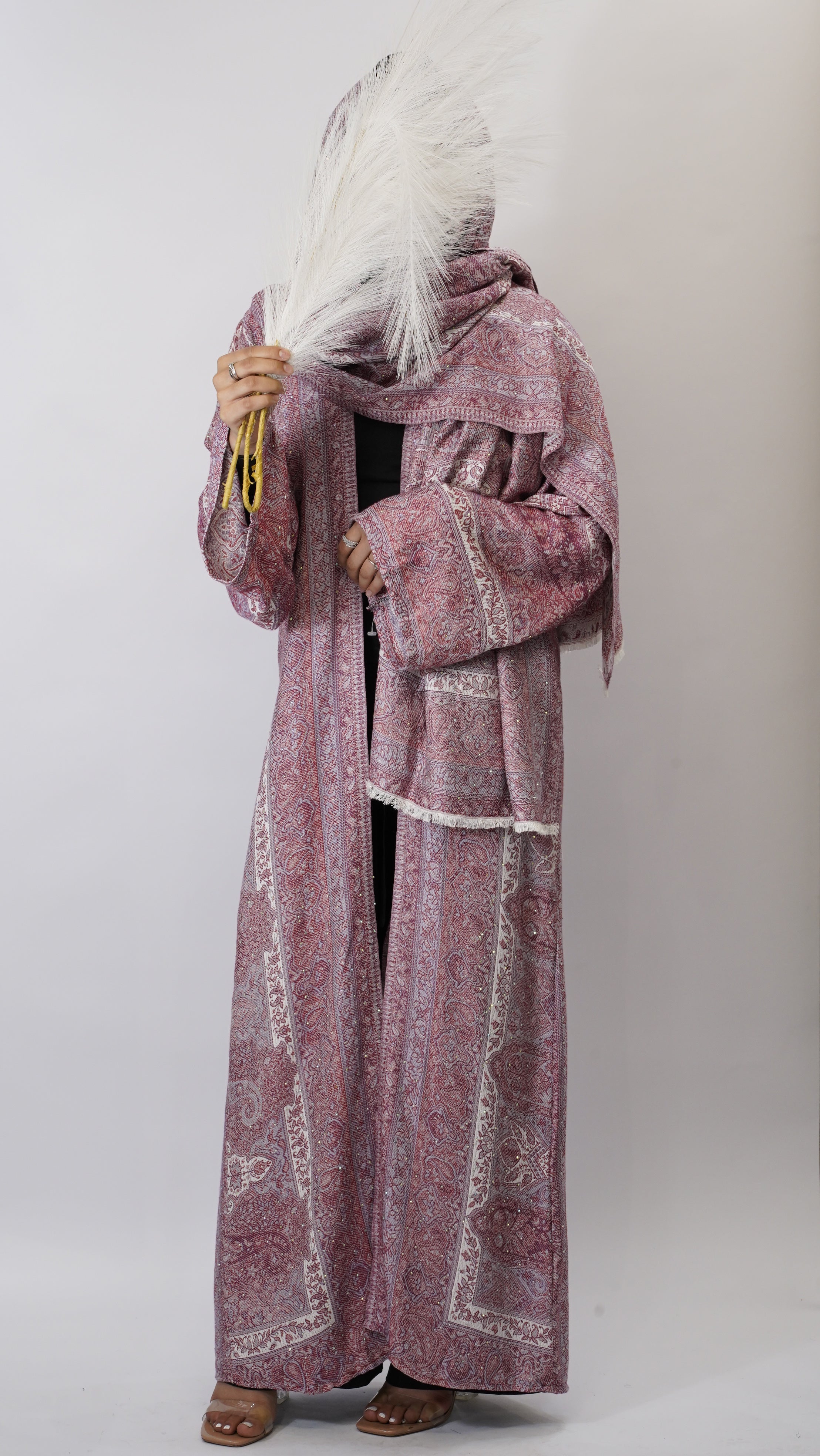 Liyana Pashmina Stone Abaya