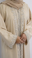 Élan Luxury Kaftan - Dusty Blue