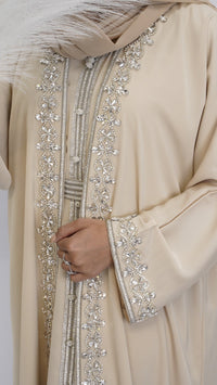 Élan Luxury Kaftan - Dusty Blue