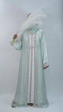 Hina Luxury Caftan - Mint Green