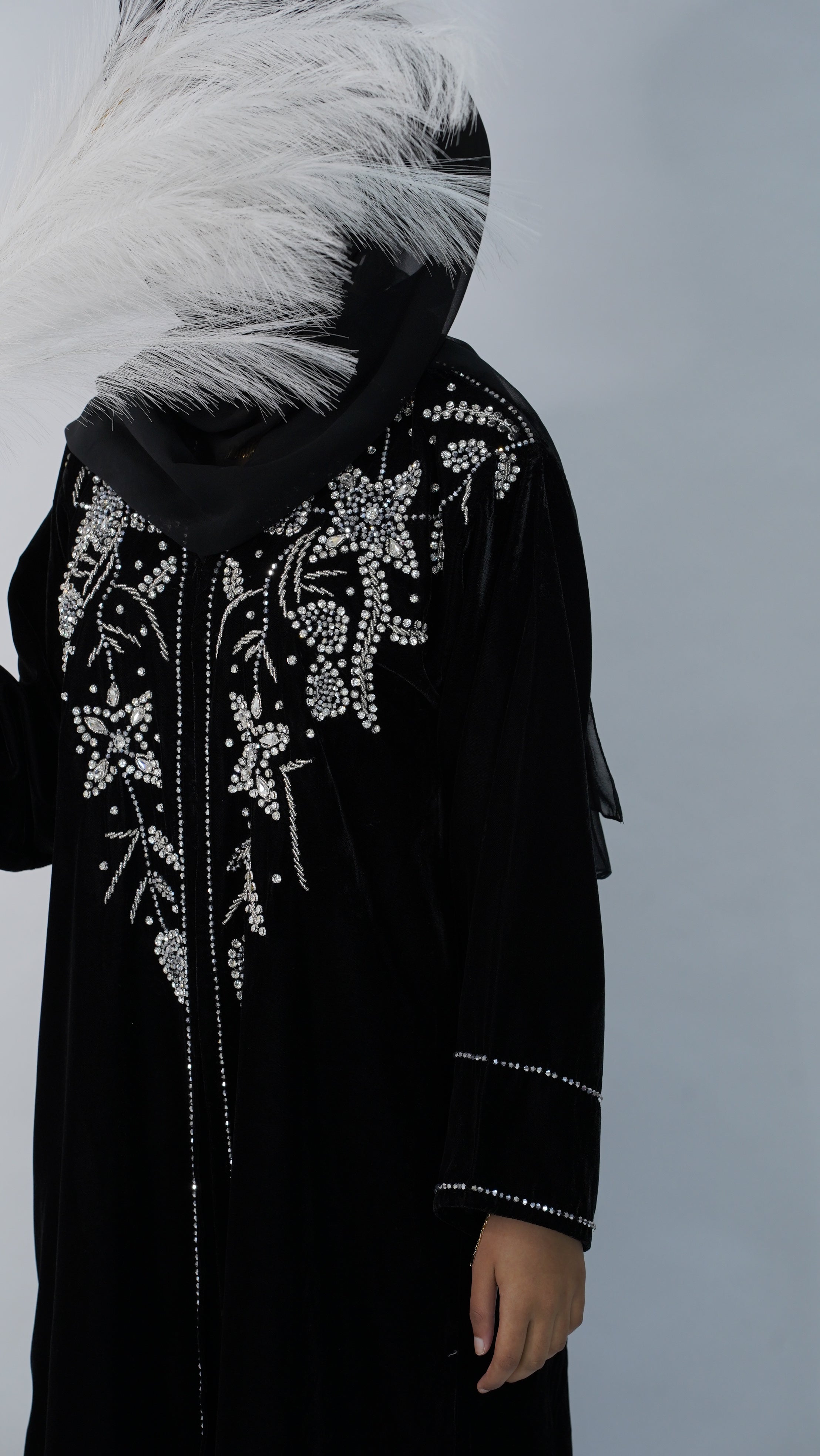 Velvet Elegant open Caftan