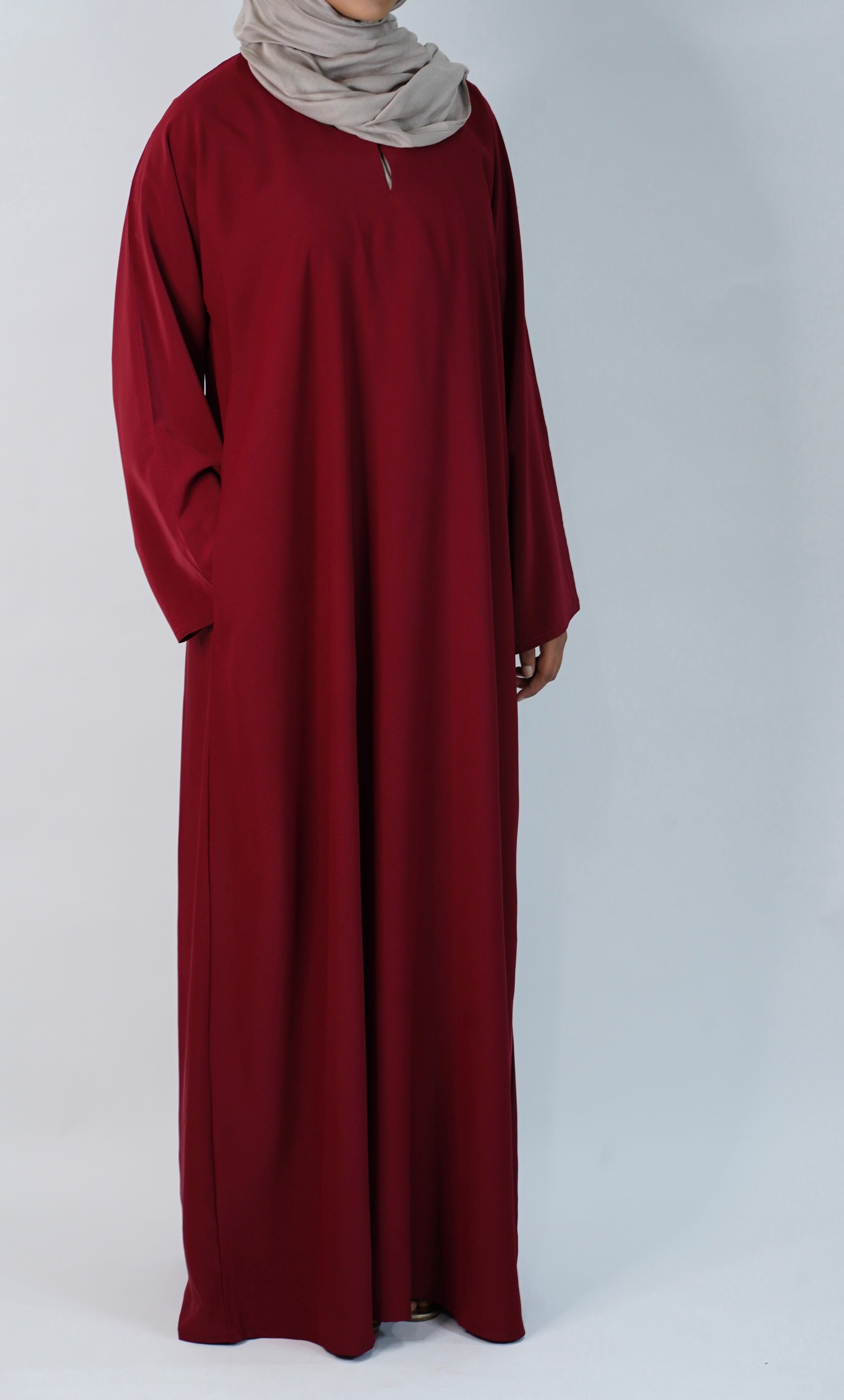 Plain Abaya with pockets