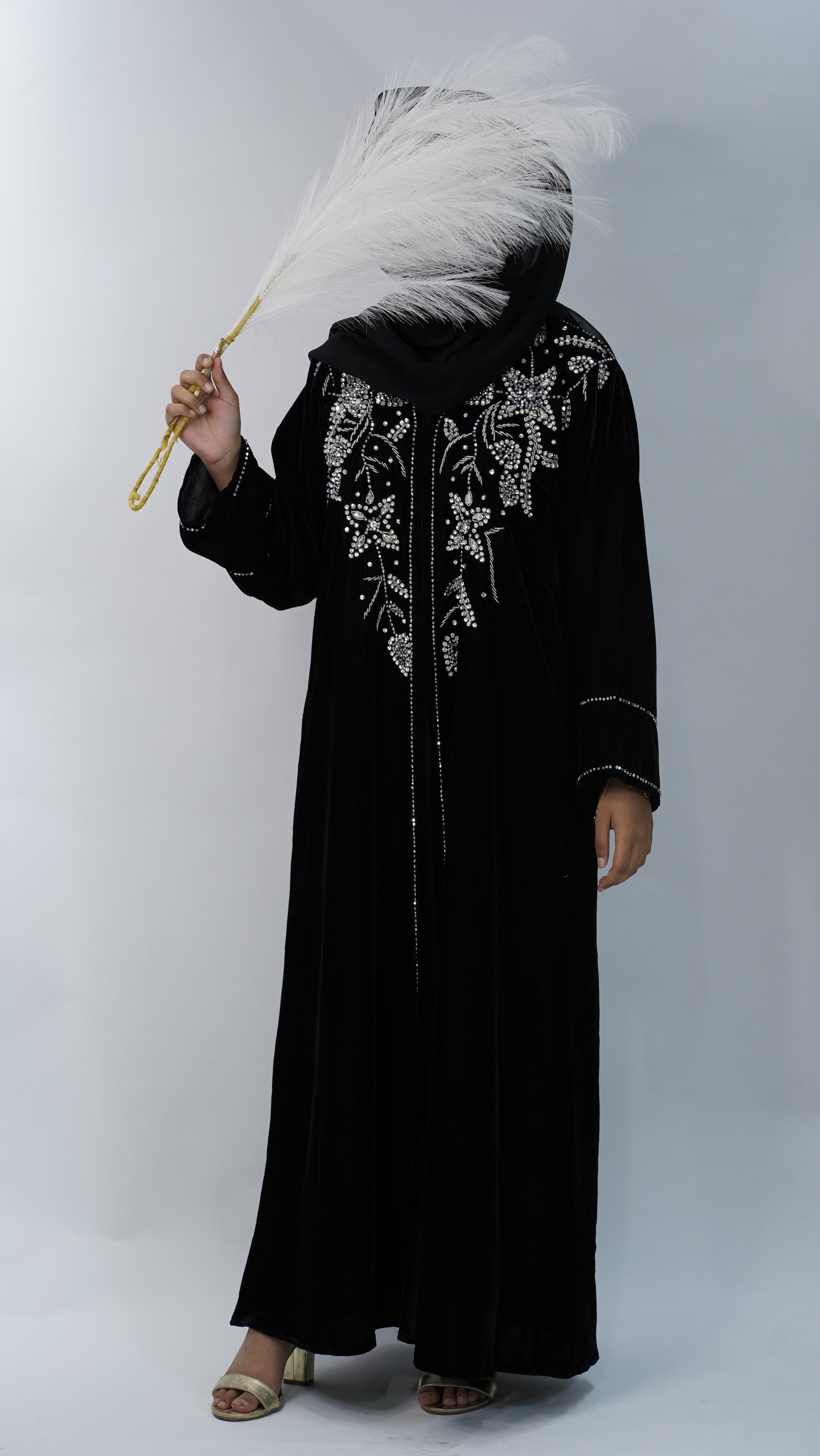 Velvet Elegant open Caftan
