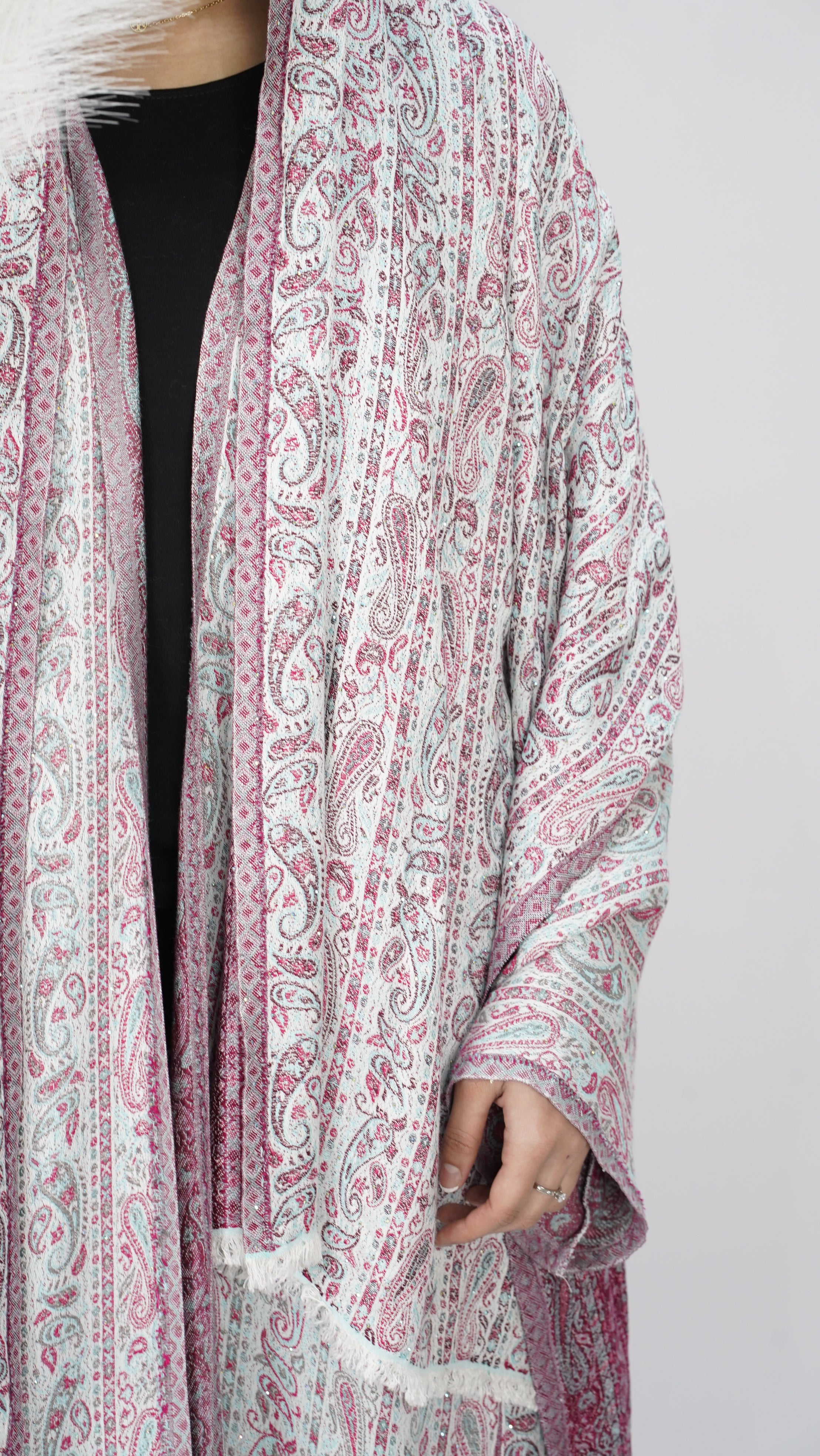 Liyana Pashmina Stone Abaya