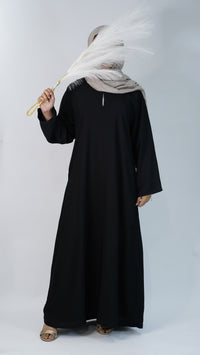 Plain Abaya with pockets