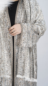 Liyana Pashmina Stone Abaya